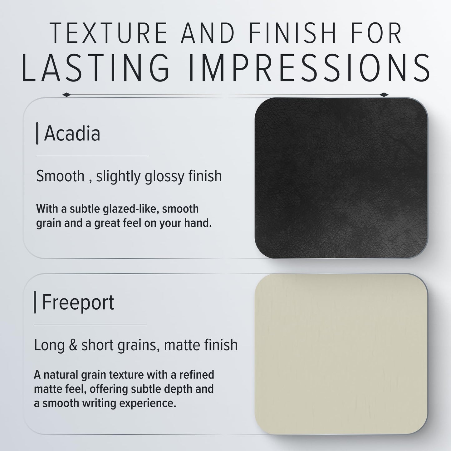 Gallery Leather Guest Book - Great for Wedding, Reception, Baby and Bridal Shower, Birthday Party and Vacation Home - 192 Lined Pages to Sign in, add Polaroid Photo - Hardcover 9x7" - Acadia Navy