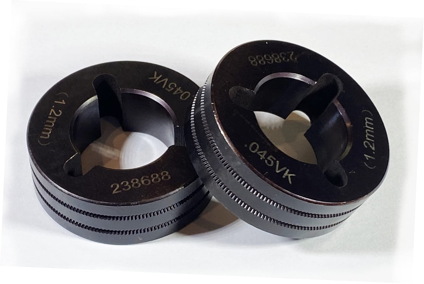 2-PK Drive Roll Replacement For Miller Millermatic 200/210/212/250/251/252/DVI/Pulser/Vintage (VK-Groove .045" 2-PK)