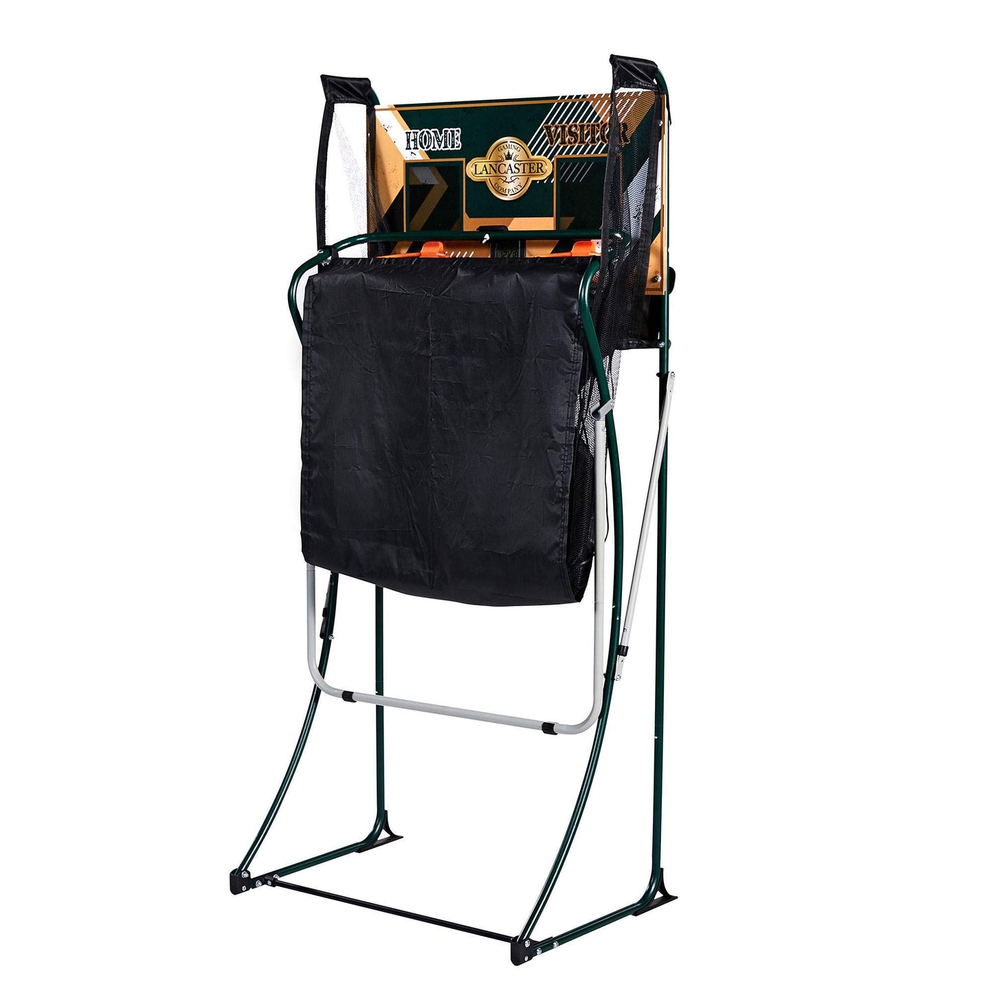 Lancaster Sports EZ Fold Basketball Arcade Game, Indoor 2 Player Dual Hoop Shot Challenge