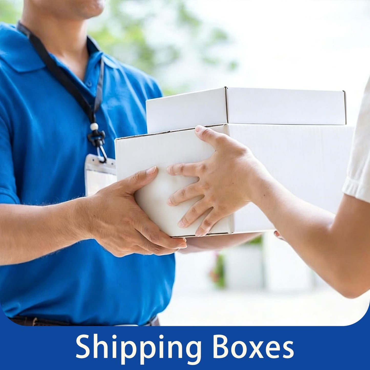 Mefleet 12x12x5" Shipping Boxes 25 Pack - Corrugated Cardboard Square Mailing Box Packaging for Small Business - White Mailer Packing Supplies