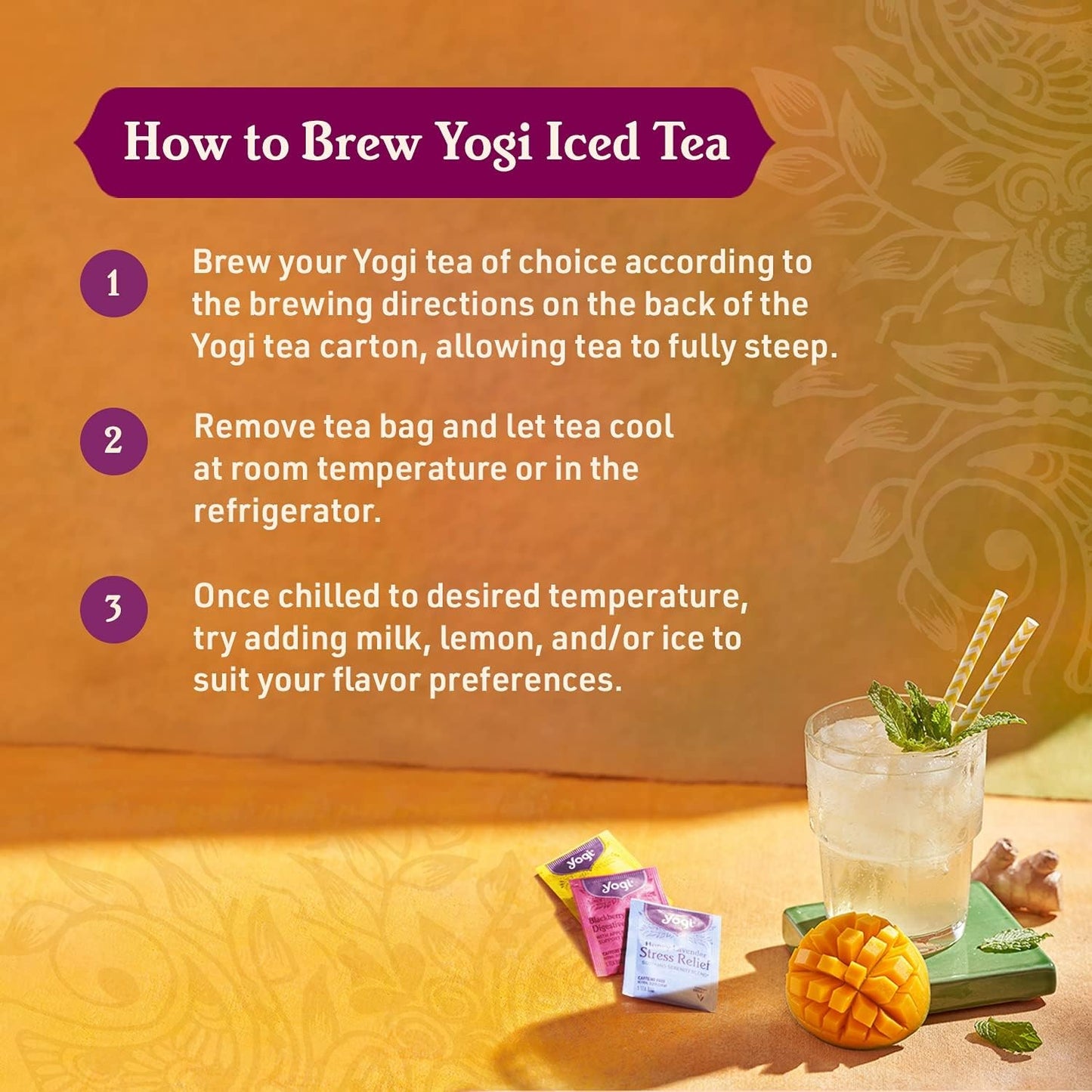 Yogi Tea Sweet Lemon Everyday Immune Tea - 16 Tea Bags per Pack (6 Packs) - Daily Immune Support Tea - Delicious Lemon Tea Bags - Includes Tulsi, Lemongrass, Rose Hip, Lemon Peel & More