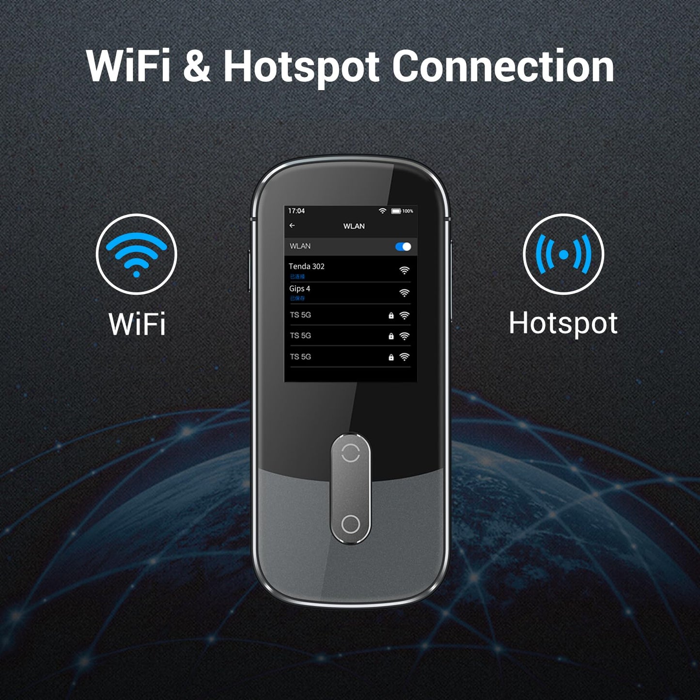Anfier Offline Language Voice Translator Device W09 PRO for 144 Languages and Accents Photo Translation No WiFi Internet Needed for Travel Business W09 Grey