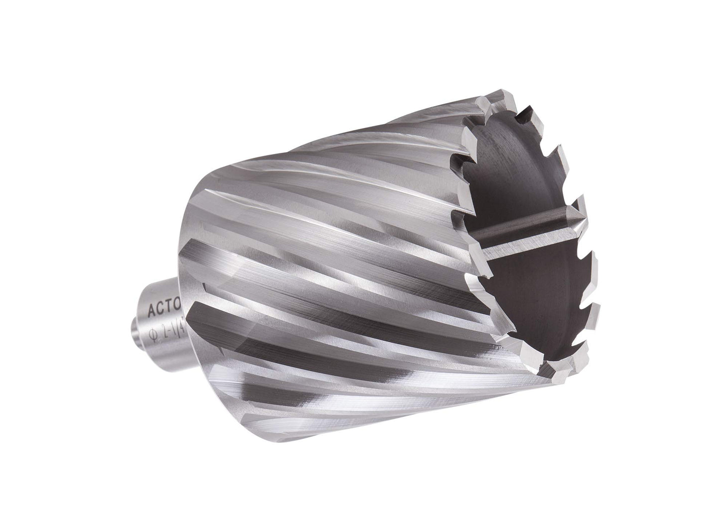 ACTOOL 2-1/4" Diameter × 2" Depth of Cut HSS ANNULAR Cutter with 3/4'' Weldon Shank