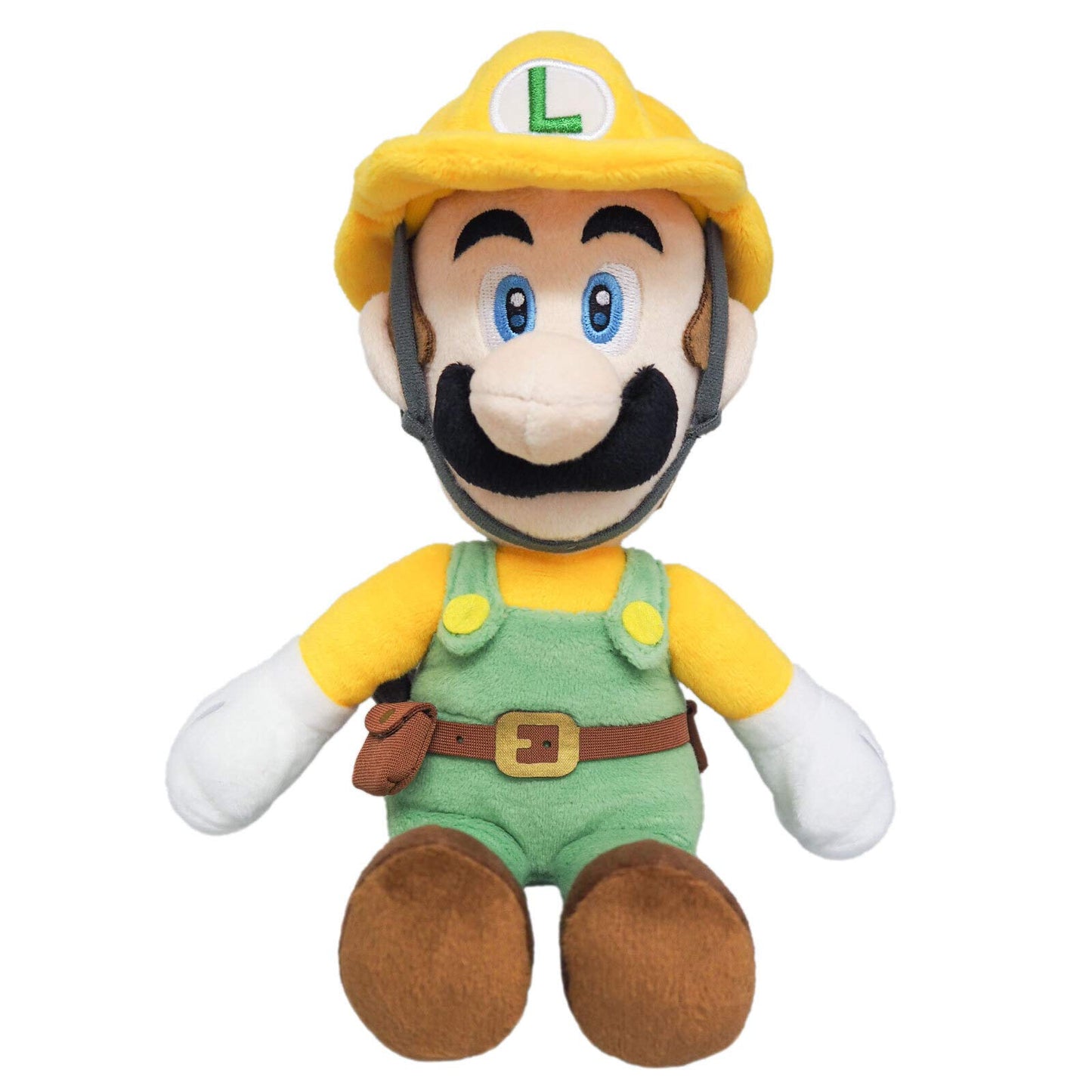 Little Buddy 1732 Super Mario Maker 2 - Builder Luigi Plush, 10"
