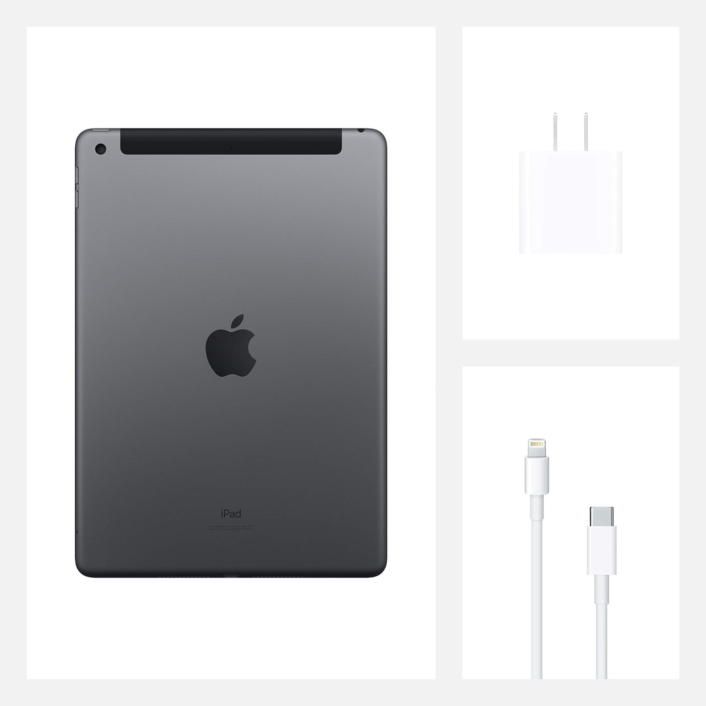 Apple iPad (10.2-inch, WiFi, 32GB) - Space Gray (Renewed Premium)