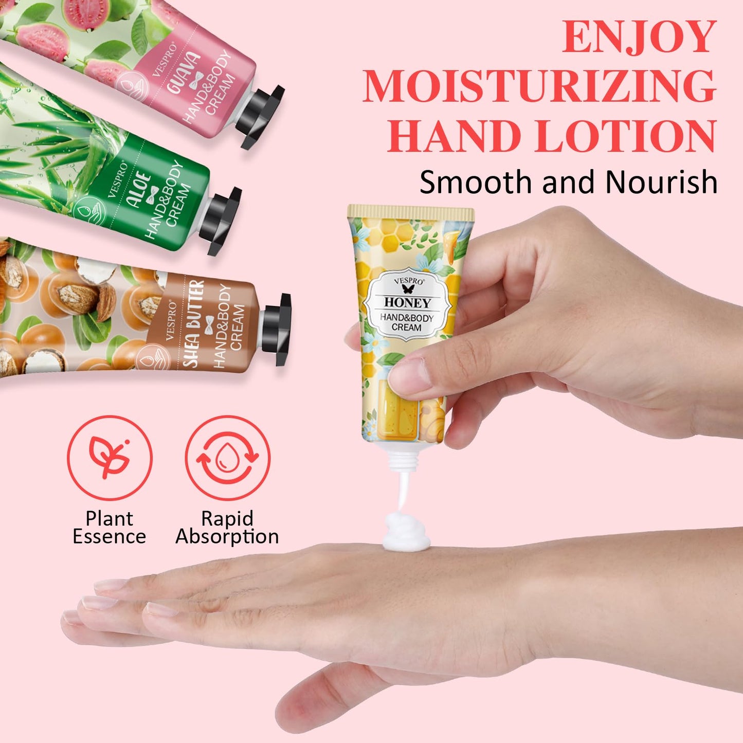 140 Pack Hand Cream Gifts Set For Women, Easter Basket Stuffers, Mothers Day Gifts, Hand Lotion Travel Size for Dry Cracked Hands, Mini Hand Cream for Nurse Week Gifts and Teacher Appreciation Gifts