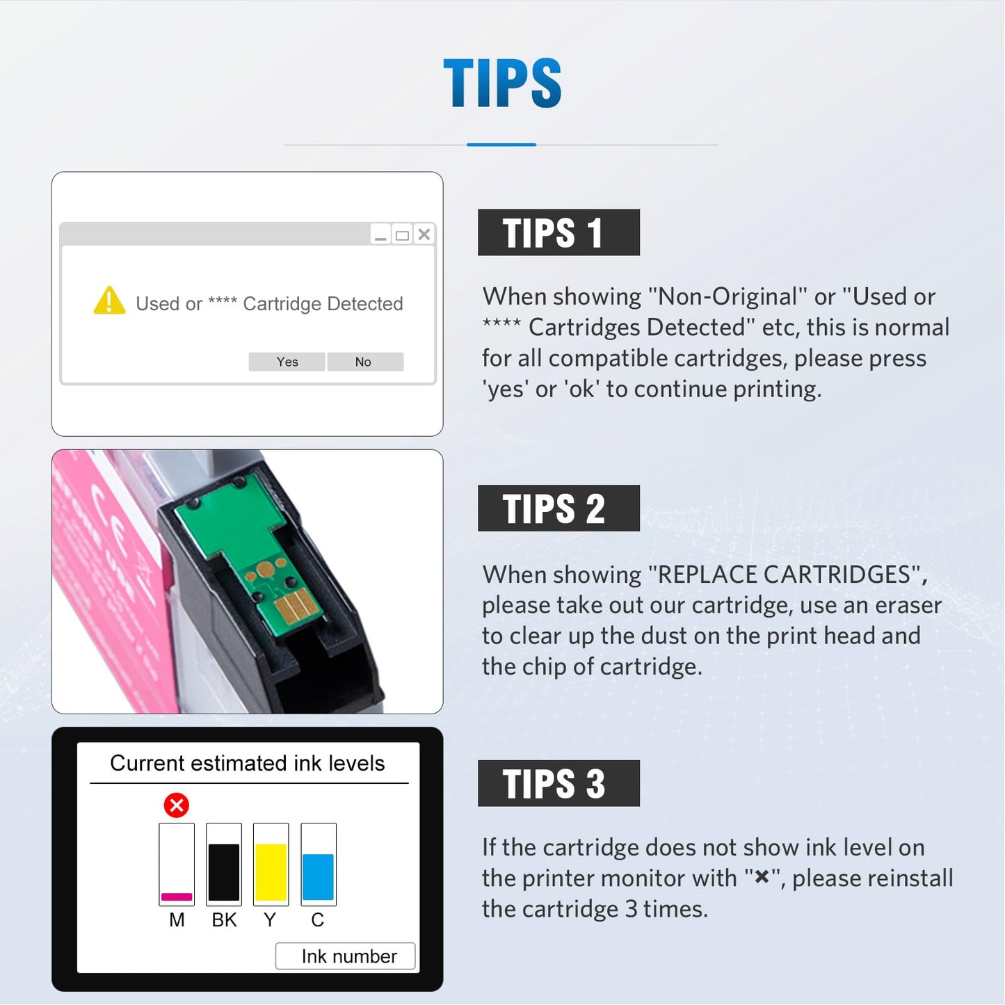 LC401XL LC401 MFC-J1010DW Ink Cartridges for Brother Printer LC 401XL 401 XL Ink Cartridge Compatible for MFC J1010DW MFC-J1170DW MFC-J1800DW MFC-J1012DW Series Printer (8-Pack) Upgraded High Yield