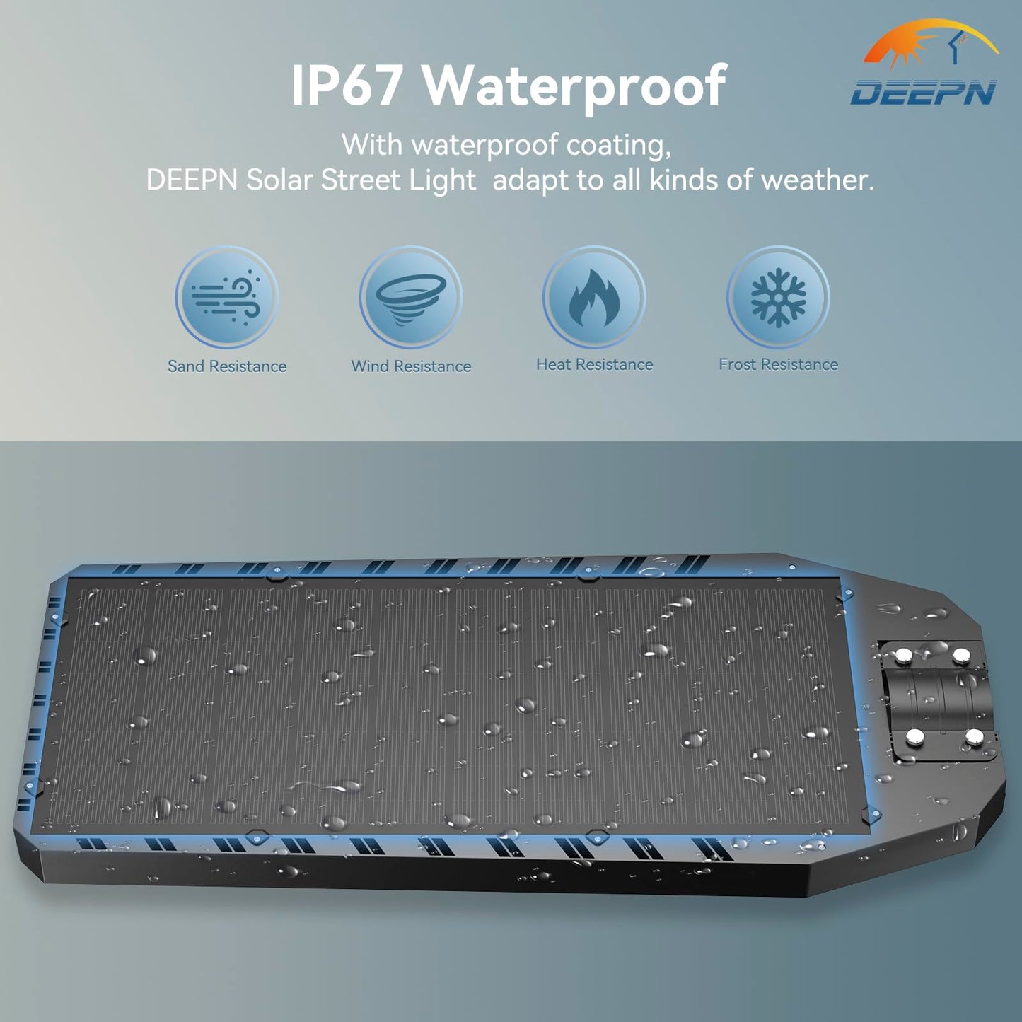 9500W Solar Street Light, Commercial Grade Street Light for Outside, IP67 Waterproof Solar Parking Lot Lights Dusk to Dawn Outdoor Lighting LED Security Flood Motion Sensor and Remote Control, 2 Pack
