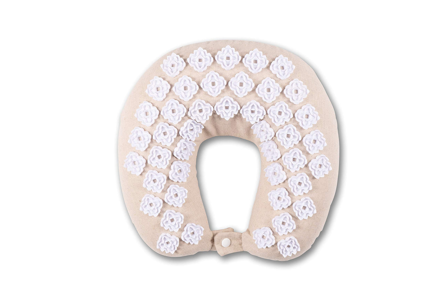 FSA HSA Eligible Kanjo Travel Acupressure Set | Acupressure Neck Pillow & Compact Acupressure Mat for Neck, Foot & Back Pain Relief| Travel Pillow & Travel Mat Set for Stress Relief & Relaxation