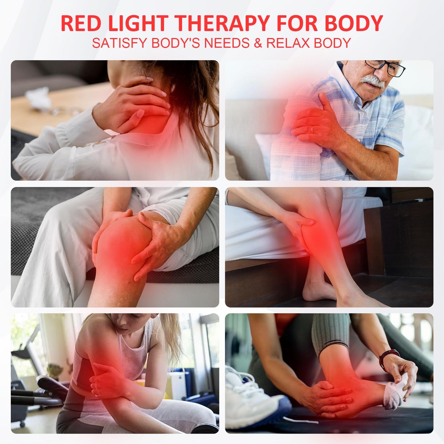 940nm Red Light Therapy for Face, Upgraded Infrared Light Therapy, 3-in-1 Chip Design & Flexible Gooseneck & Timer Function, 100LEDs Red Light Therapy Lamp for Home/Office Use