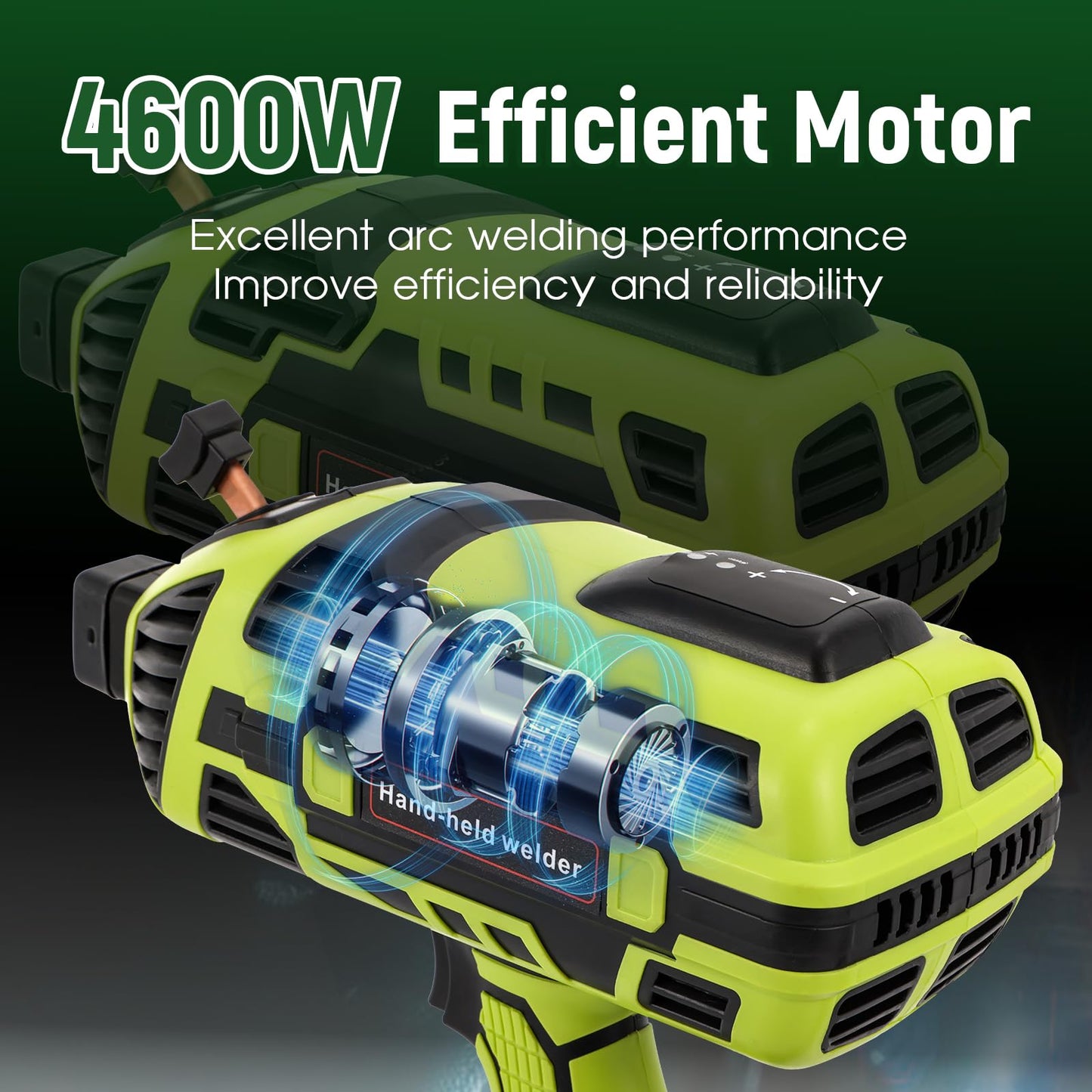 Antstone 4600W Welding Machine Handheld 20-120A 110V Portable ARC Stick Welder Gun with 6 Variable Current Adjustment IGBT Inverter with Welding Tool Set for 3/32"-1/8" Welding Rod Gift