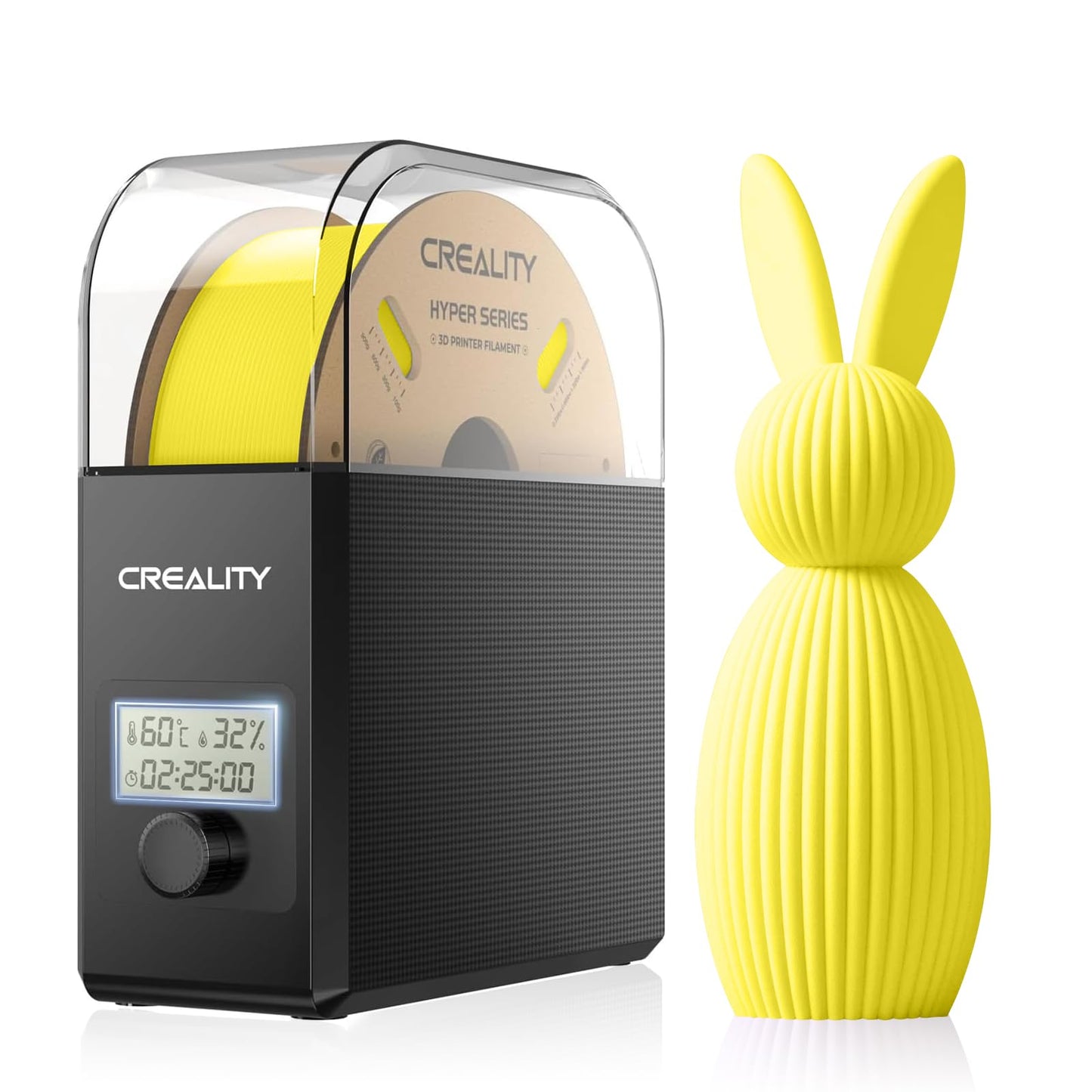 2025 Creality Filament Dryer Box Pro, Upgrade 3D Printer Filament Dryer Box with Fan, 360° Heating Filament Dehydrator Storage Box for 1.75/2.85mm PETG PLA TPU ABS Nylon