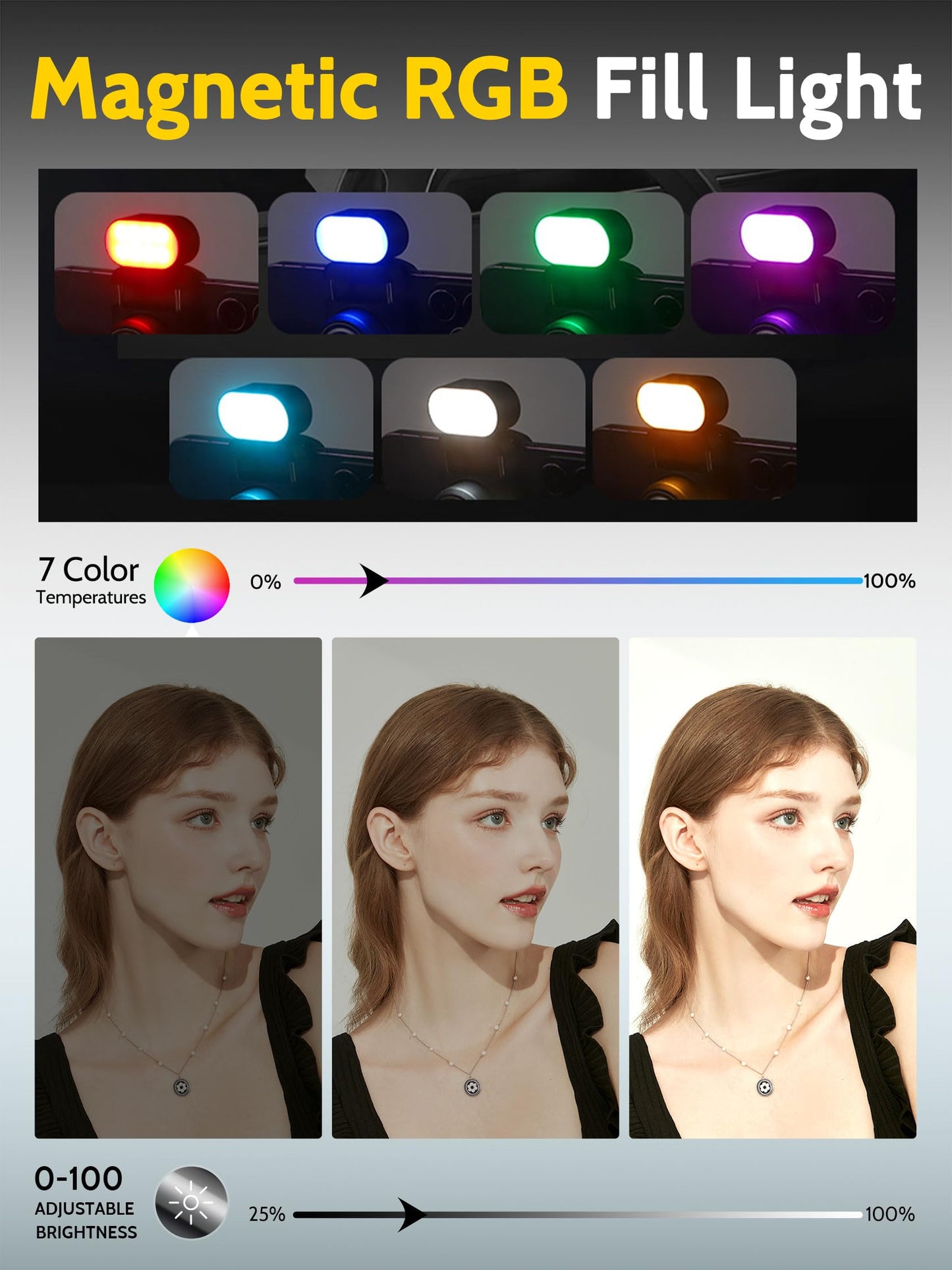 AOCHUAN Auto Face Tracking Tripod 360 Rotation for iPhone Android,Phone Stand Follow You for Video Recording,Selfie Stick Tripod with RGB Light,Remote Control for YouTube,TikTok Vlogging(M2Pro Black)