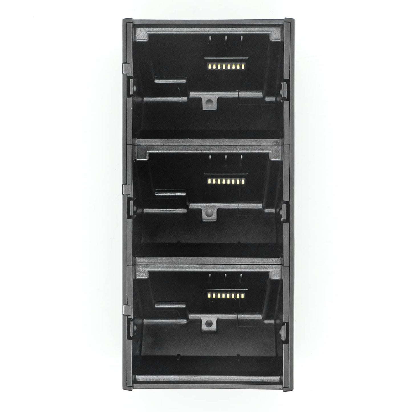 LANADO 3-Slot Battery Charging Cradle Kit for Zebra ZQ510, ZQ511, ZQ520, ZQ521, ZQ610, ZQ620, ZQ630, QLN220, QLN320, QLN420 Barcode Scanners, 12V Output, Black