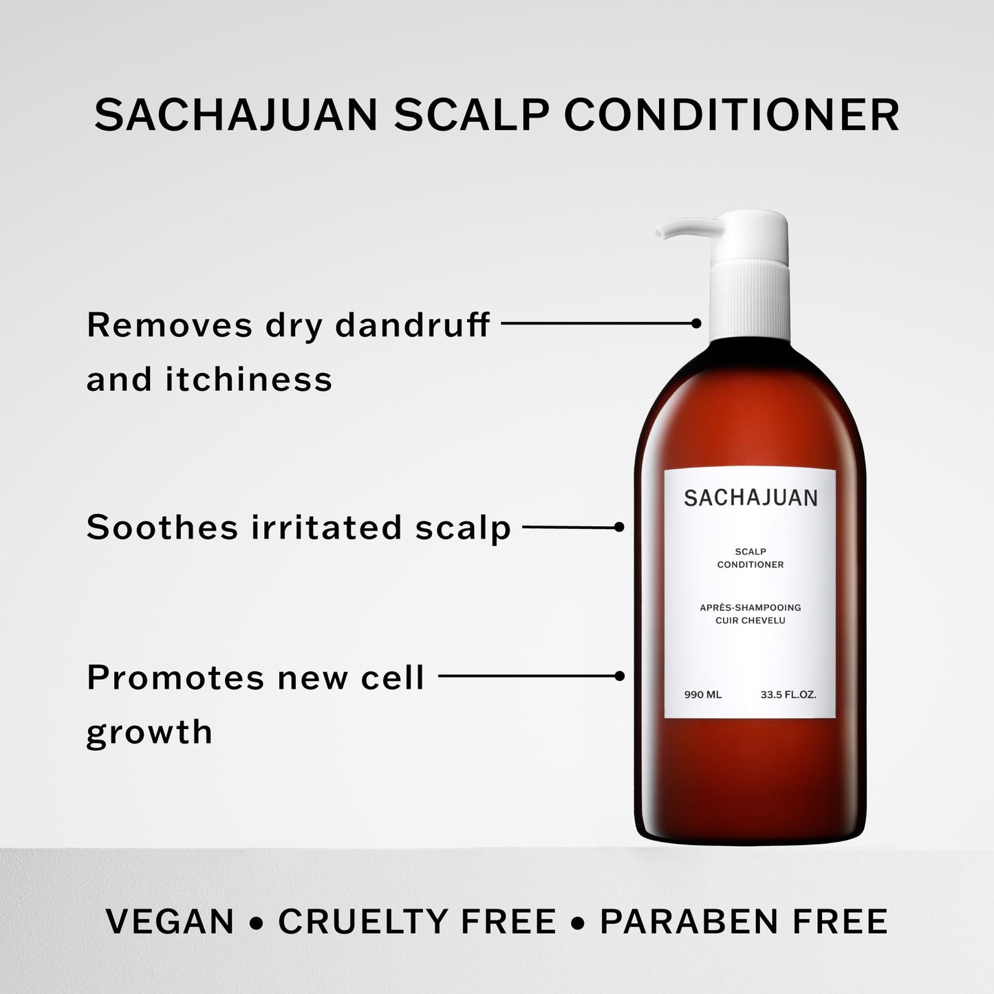 SachaJuan Scalp Conditioner Cuir Chevelu 990 ml / 33.5 oz