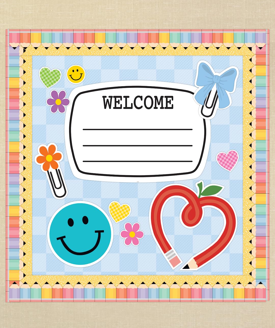 Teacher Created Resources Blue Checkers Better Than Paper® Bulletin Board Roll (TCR77602)