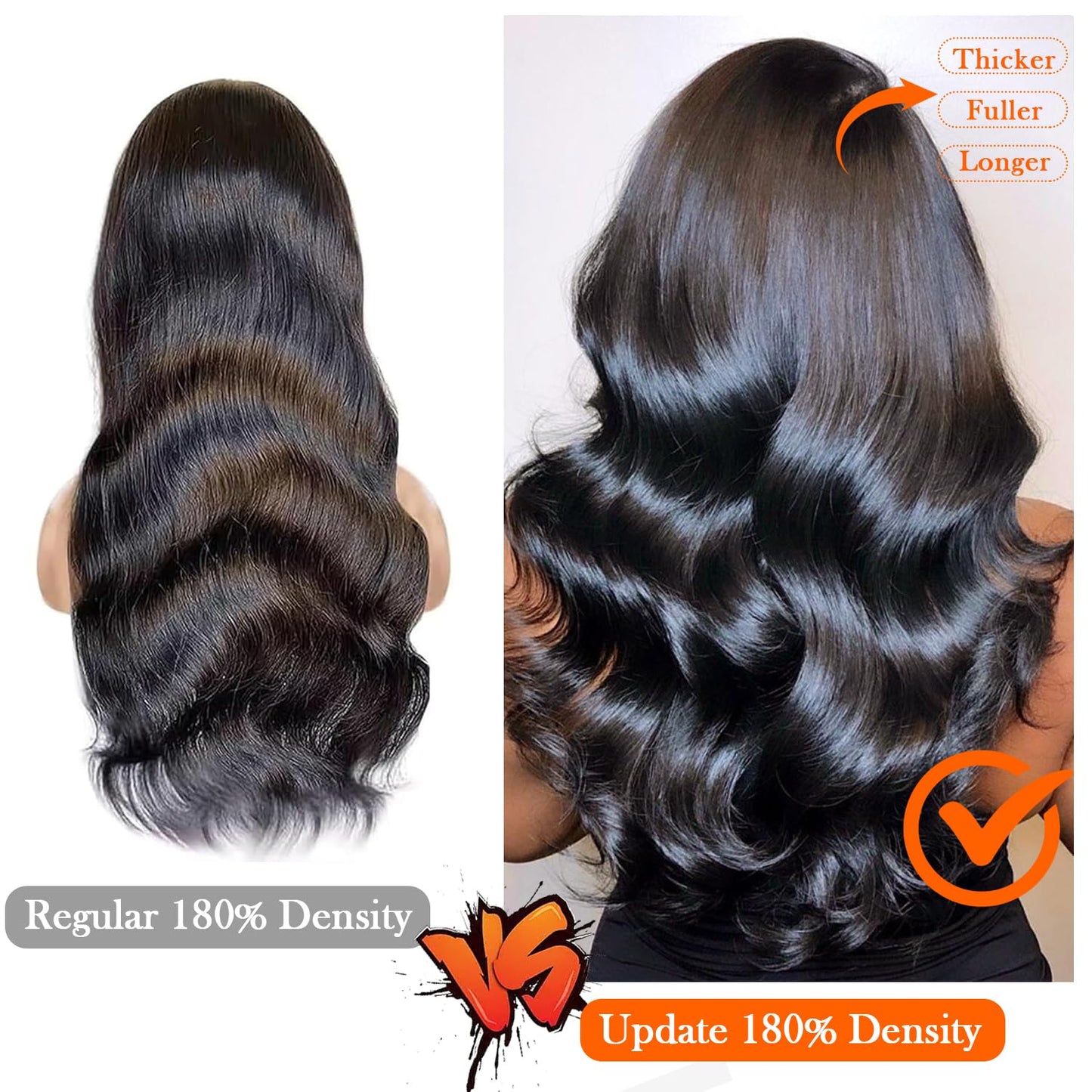 28 Inch Body Wave Lace Front Wigs Human Hair 13x4 HD Transparent Lace Frontal Wigs Human Hair 180% Density Glueless Wigs Human Hair Pre Plucked With Natural Hairline Baby Hair Wigs For Black Women
