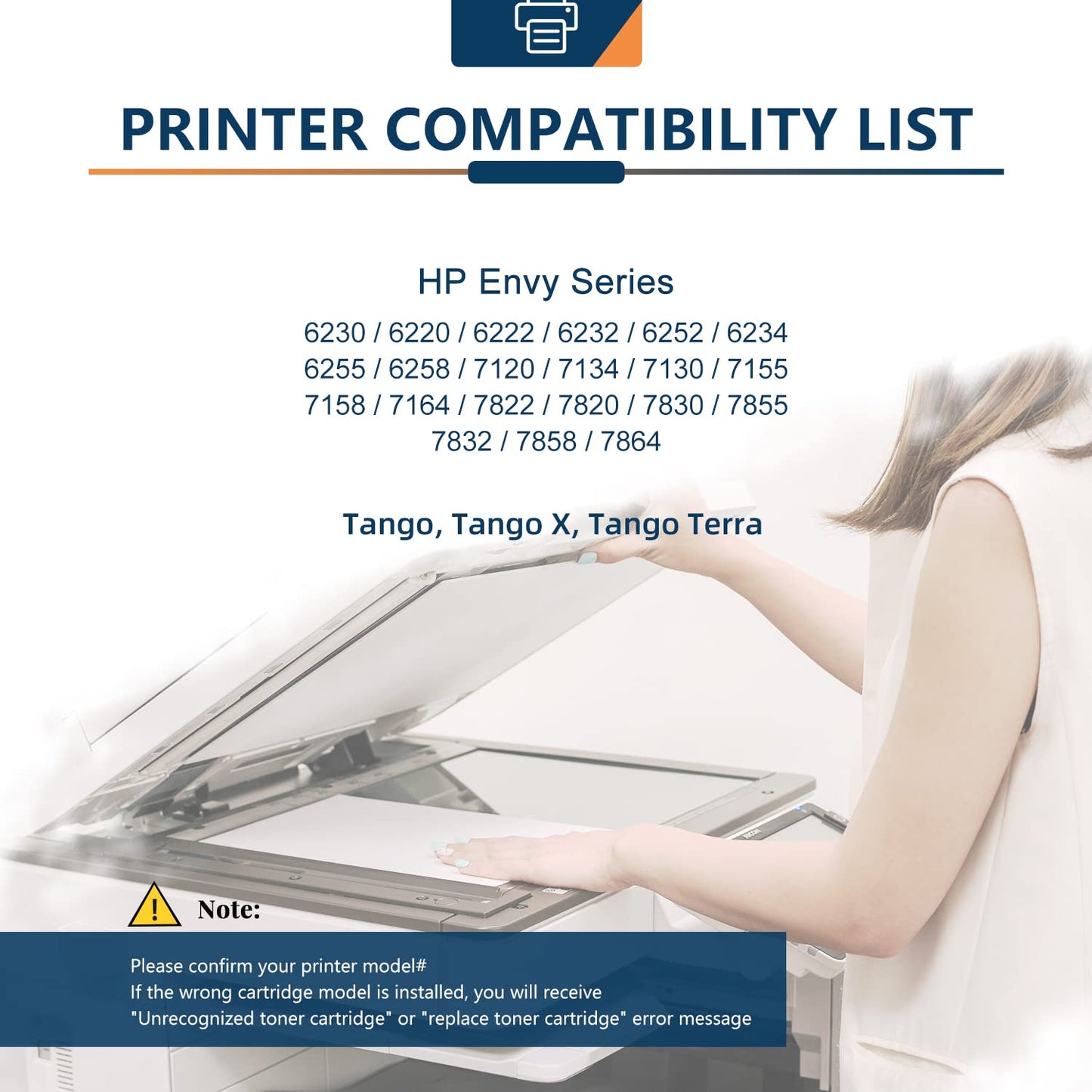 Ankink Remanufactured Ink Cartridge Replacement for HP 64XL (Black 2-Pack) 64 Ink XL hp64 hp64xl use with 7858 7855 7120 7155 7158 7164 6255 6252 6232 Envy Inspire 7955e Tango X Printer