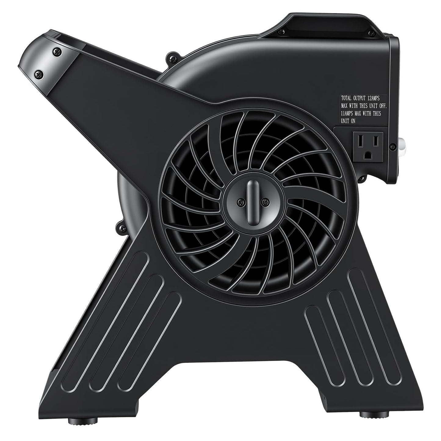 VEVOR Blower Fan, 13 in Portable Utility Floor Fan, 300 CFM, 3 Speeds, Multi-Angle Airflow, Lightweight Portable High Velocity Air Mover, for Drying, Dehumidifying, Carpets, Air Circulation, Cooling