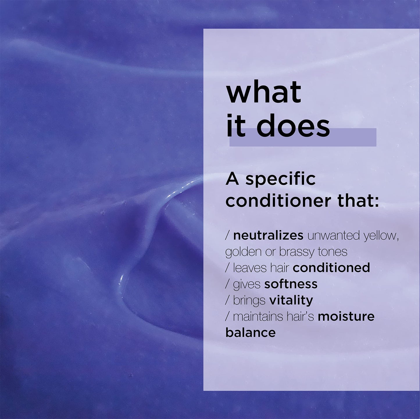 milk_shake Silver Shine Purple Conditioner for Blonde Hair - Blonde Toner for Brassy Hair