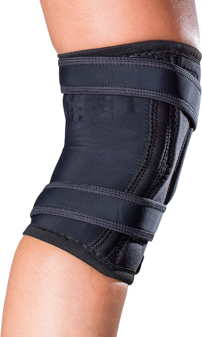DonJoy Tru-Pull Lite Knee Support Brace: Right Leg, Large