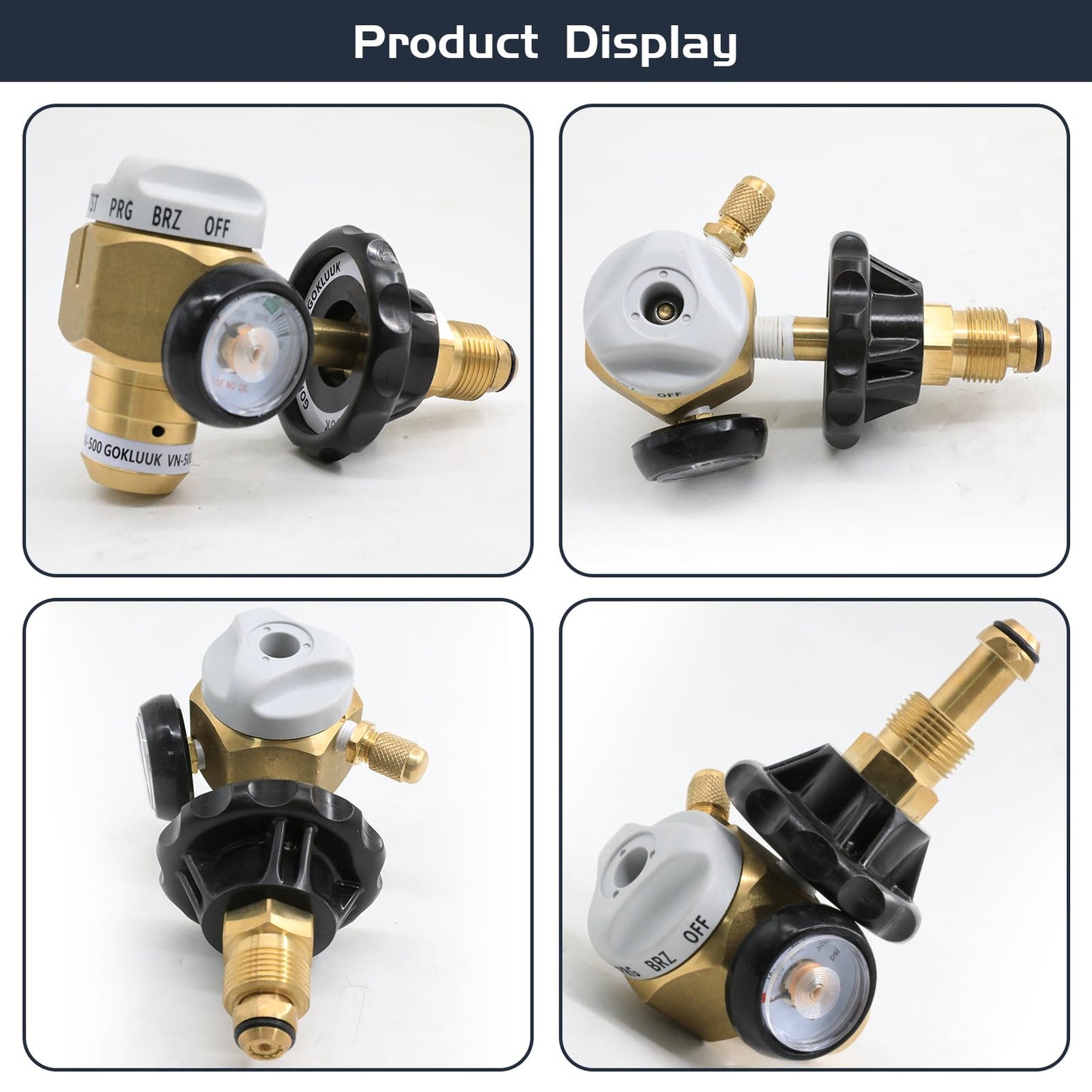 VN-500 Nitrogen Purge Control Valve Regulator And Flow Meter Hybrid Design Nitrogen Purging Regulator w/500psi for leak testing