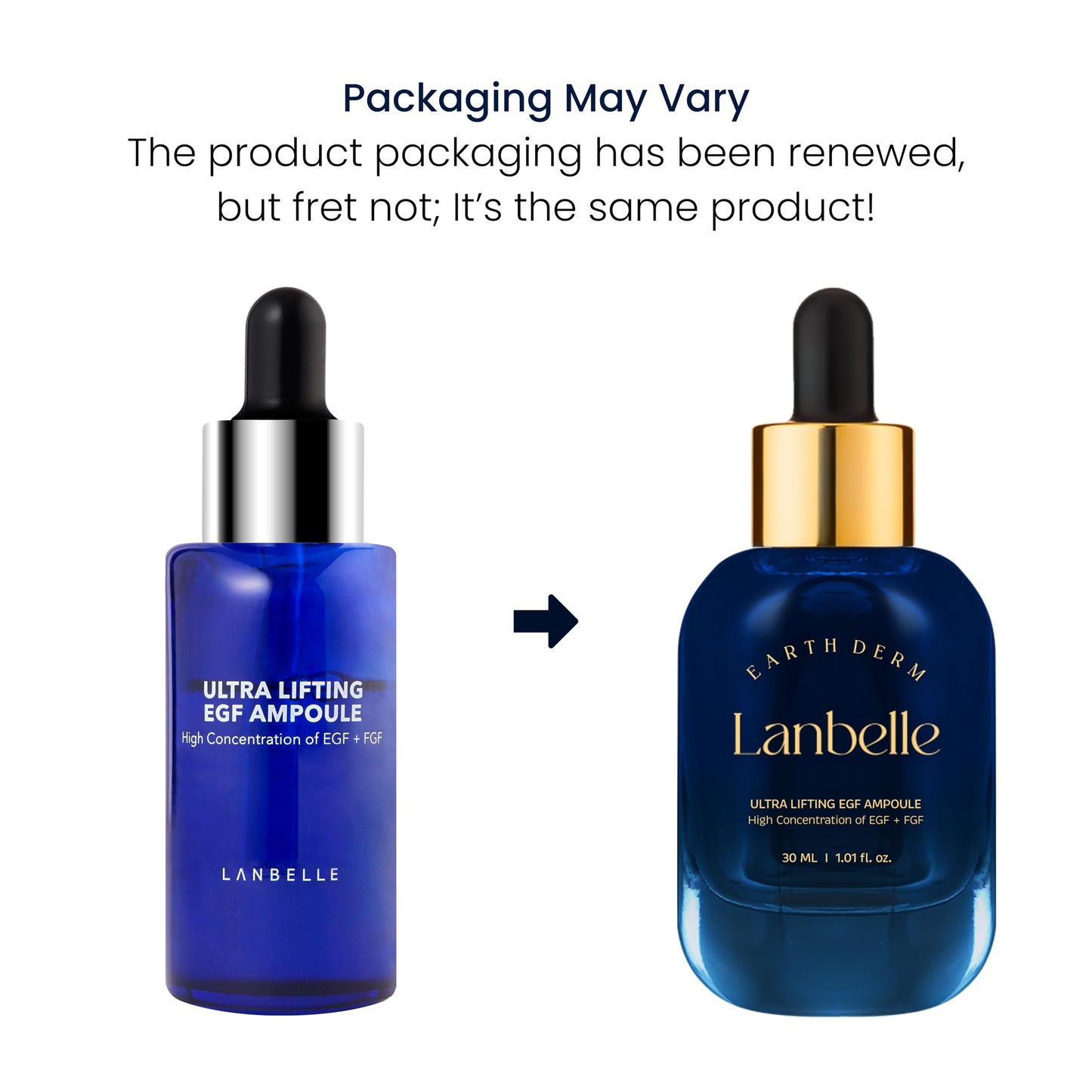 LANBELLE Ultra Lifting EGF FGF Ampoule Serum w/Centella Asiatica and Hyaluronic Acids & Celdyque Advanced Retinol Pro Serum Duo Set Improves Skin Balance Anti-Aging Skin-Smoothing Korean Skincare