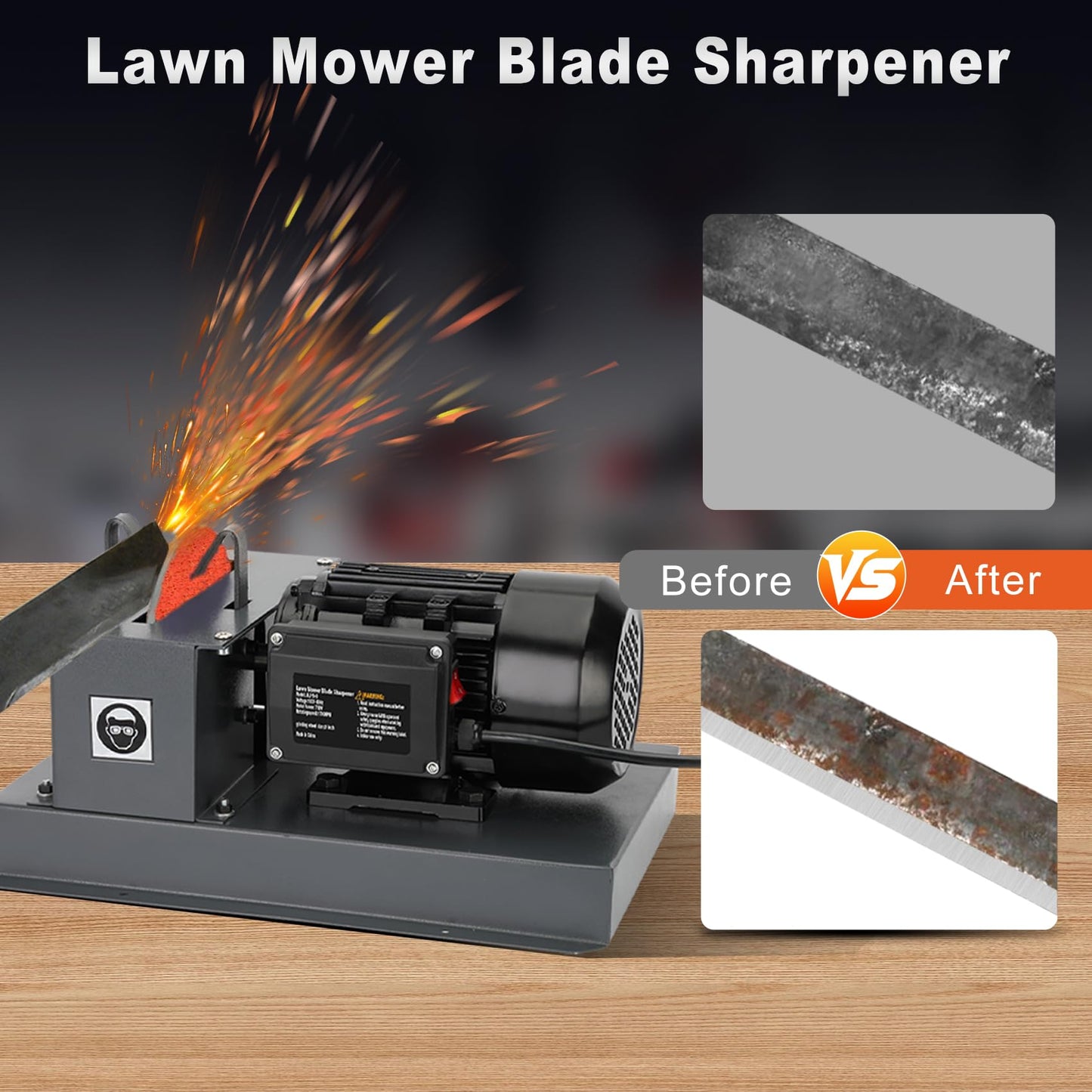 7" Disc Grinding Wheel for RBG 712, 750, 780 Grinder, 11710 Abrasive Grinding Wheel Replace 7" Lawn Mower Blade Sharpener Disc