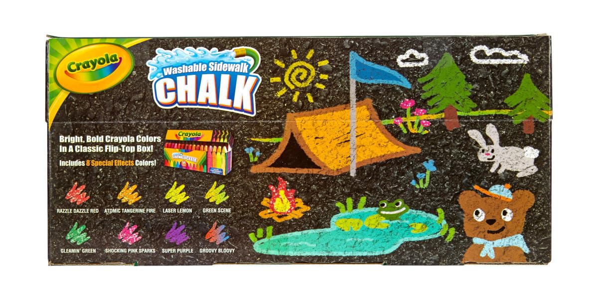 Crayola 64ct Ultimate Washable Chalk Collection