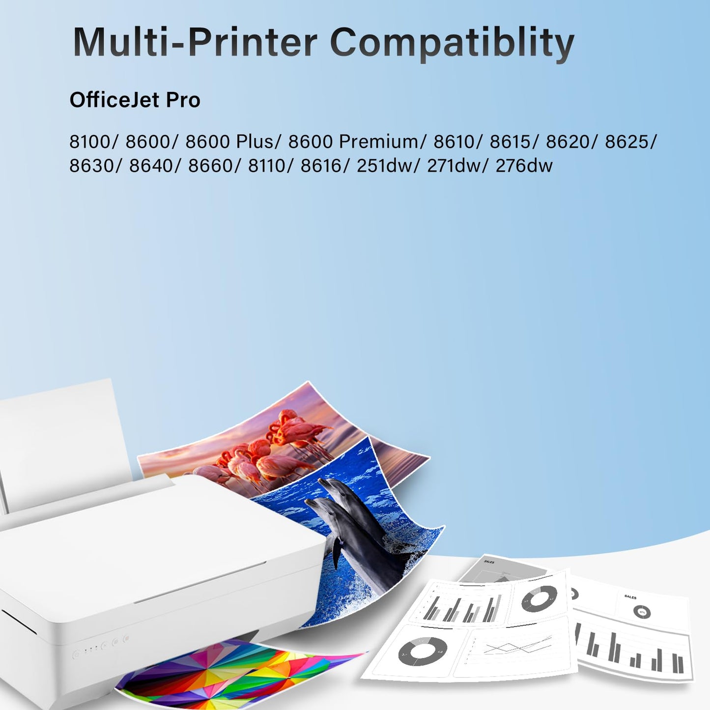 951XL Ink Cartridges Compatible Ink Cartridge for HP Printer-951 XL Combo Pack (Cyan, Magenta, Yellow) 3-Pack Replacement for HP 951 Work with OfficeJet Pro 8600 8610 8620 8100 8630 8660 76DW 251DW