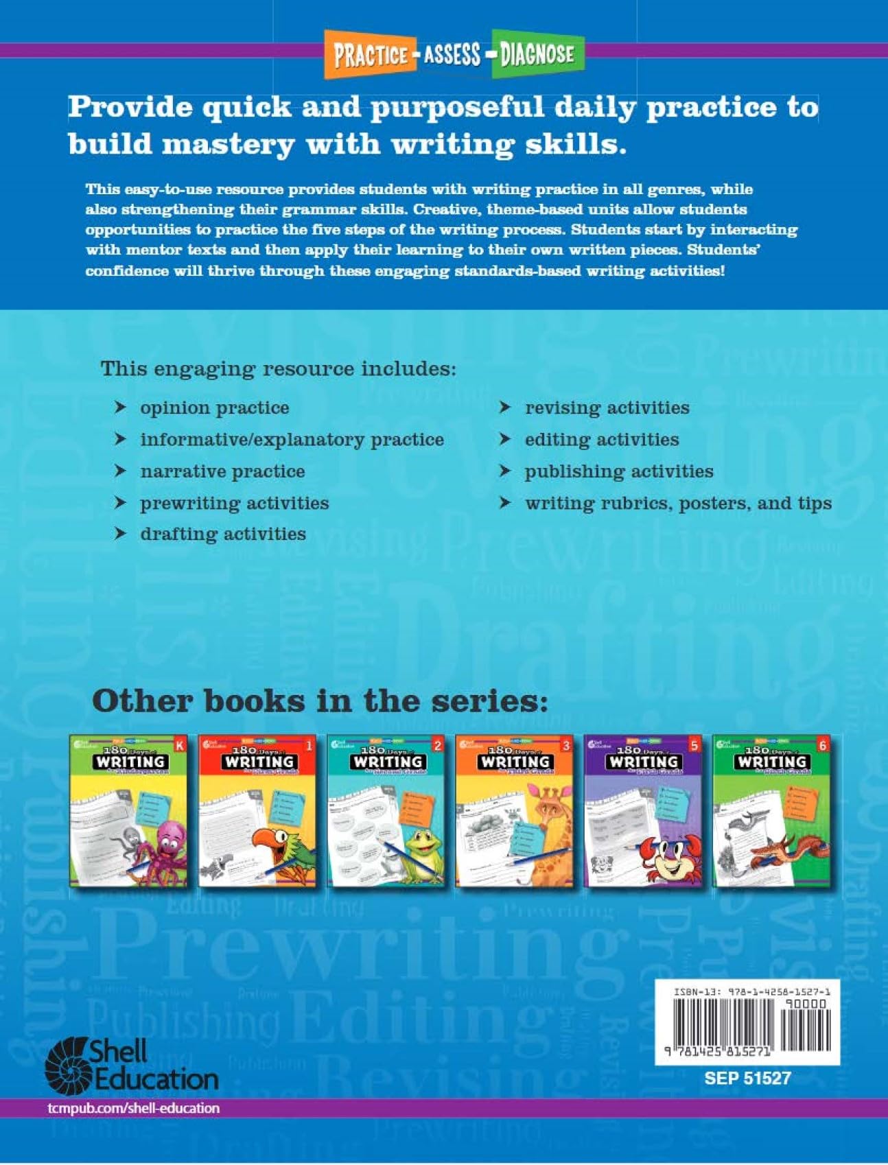 180 Days™: Includes Reading 2nd Edition, Writing, and Math for 4th Grade Practice Workbook for Classroom and Home, Cool and Fun Practice Created by Teachers (180 Days of Practice)
