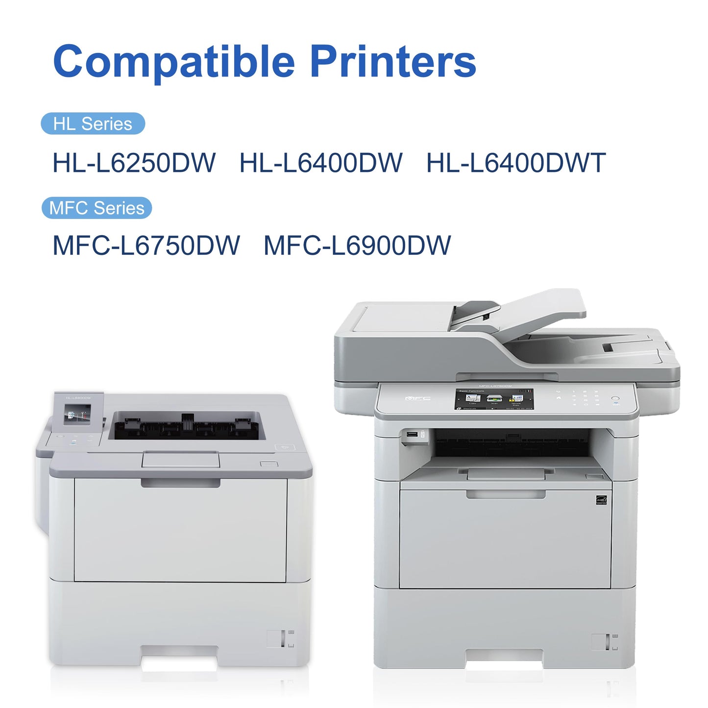 DR890 DR-890 Drum Unit (2-Pack, High Yield) Replacement for Brother HL-L6250DW HL-L6400DW HL-L6400DWT MFC-L6750DW MFC-L6900DW Printer