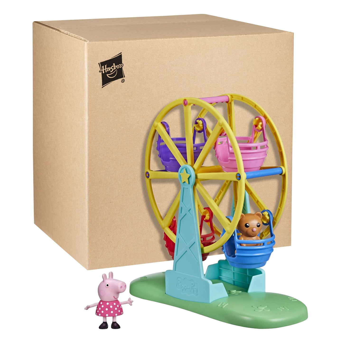 Peppa Pig Peppa's Adventures Fun on The Ferris Wheel Playset, Preschool Toy with Peppa Pig Figure and Accessory for Children from 3 Years