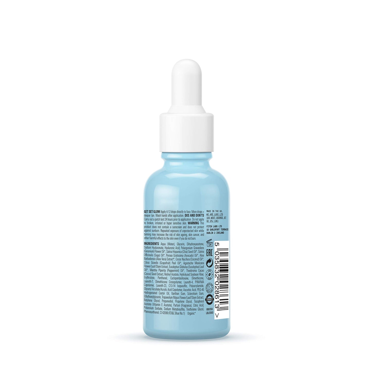 Isle of Paradise Hyglo Face Hyaluronic Self Tan Serum - Hydrating and Brigtening Gradual Tan Facial Serum, Vegan and Cruelty Free, 1.01 Fl Oz