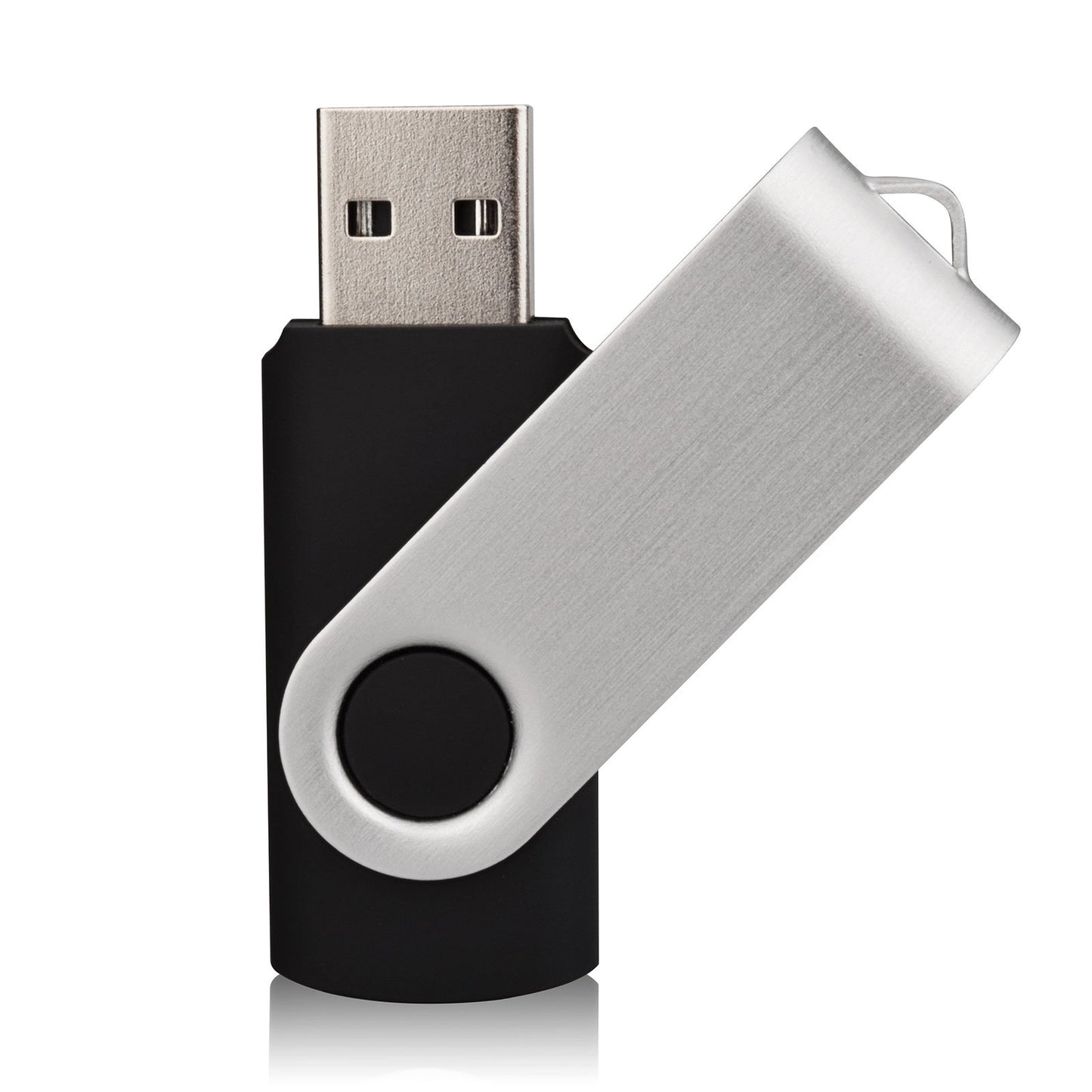 Aiibe 10 Pack 64 GB USB Flash Drives Thumb Drive Jump Drives 64GB 2.0 Flash Drive Bulk (10 Mixed Colors: Black Blue Red Green Orange White Yellow Pink Purple Silver)