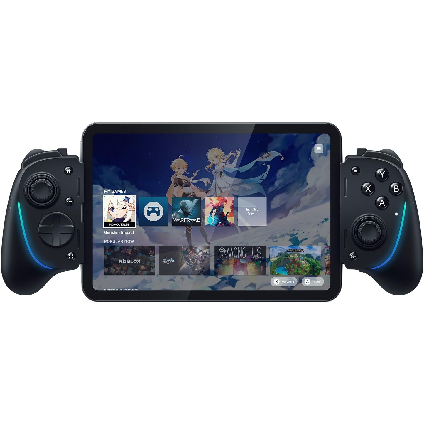 Razer Kishi Ultra Gaming Controller for Android, iPhone 15 & 16 Series, iPad Mini A17 Pro & 6 (USB C): Pro Controls - Ergonomic Grip - Stream PC, Xbox, PS5 Games on Mobile, Phone, Tablet - Chroma RGB