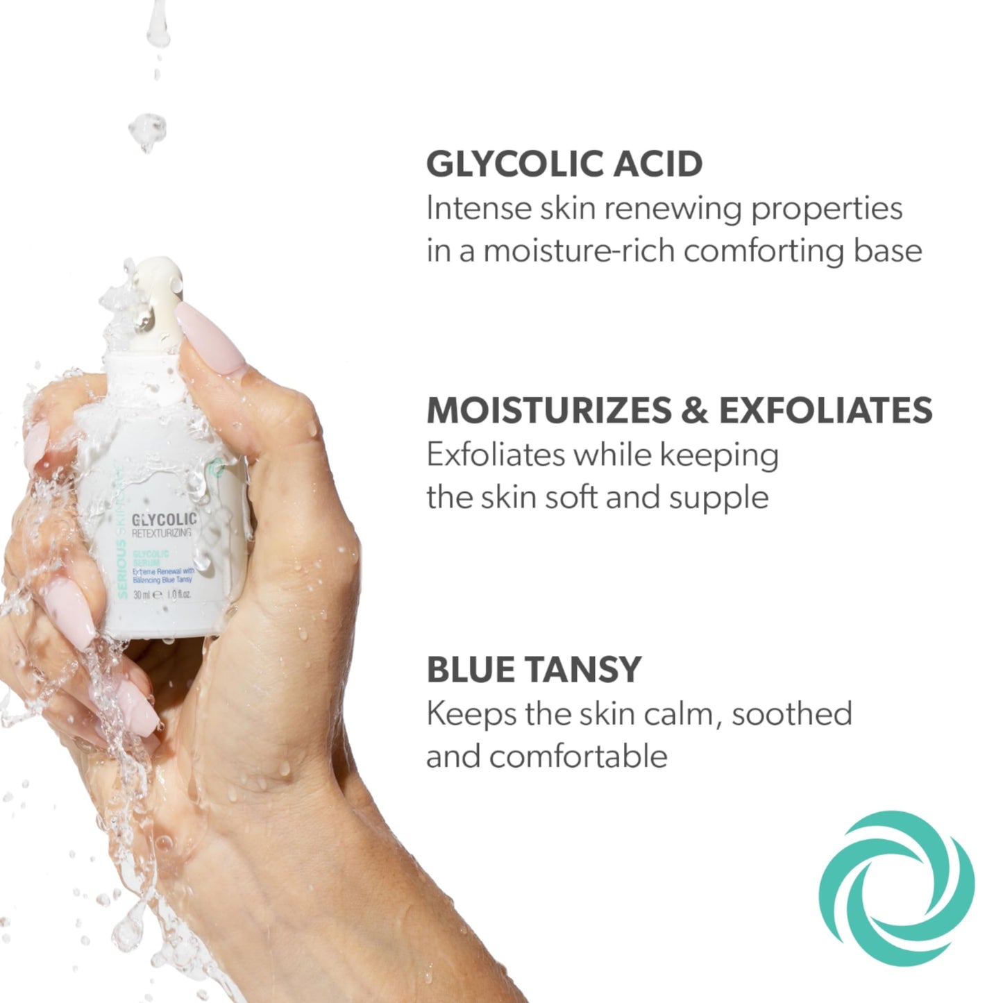 Serious Skincare Glycolic Extreme Skin Renewal Face Cream & Serum Set - Resurfacing Glycolic Acid - Blue Tansy - Reduces the Appearance of Fine Lines and Wrinkles - Anti-Aging for Face and Neck