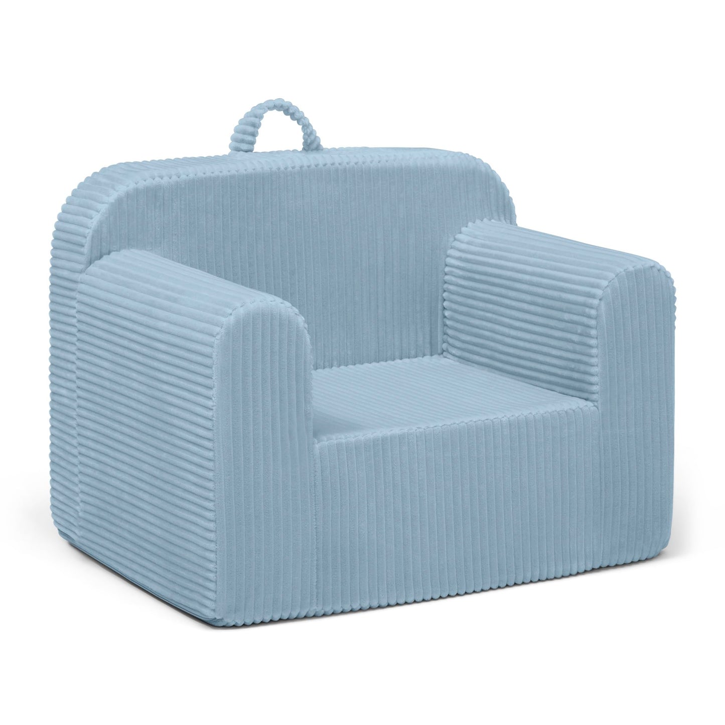 Delta Children Cozee Corduroy Foam Chair, Blue