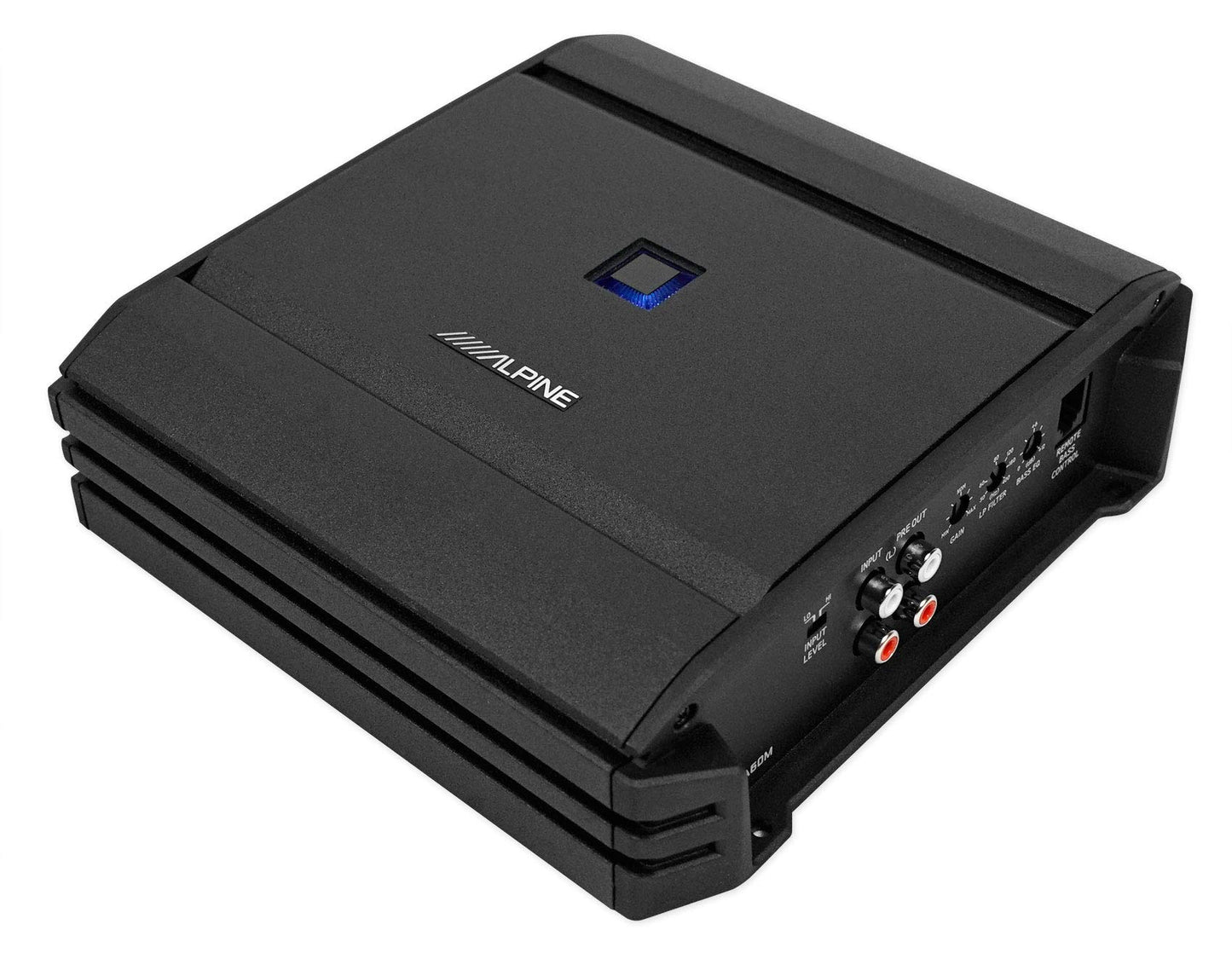 ALPINE S-A60M 600 Watt RMS Mono Car Audio Amplifier Subwoofer Class-D+Bass Knob
