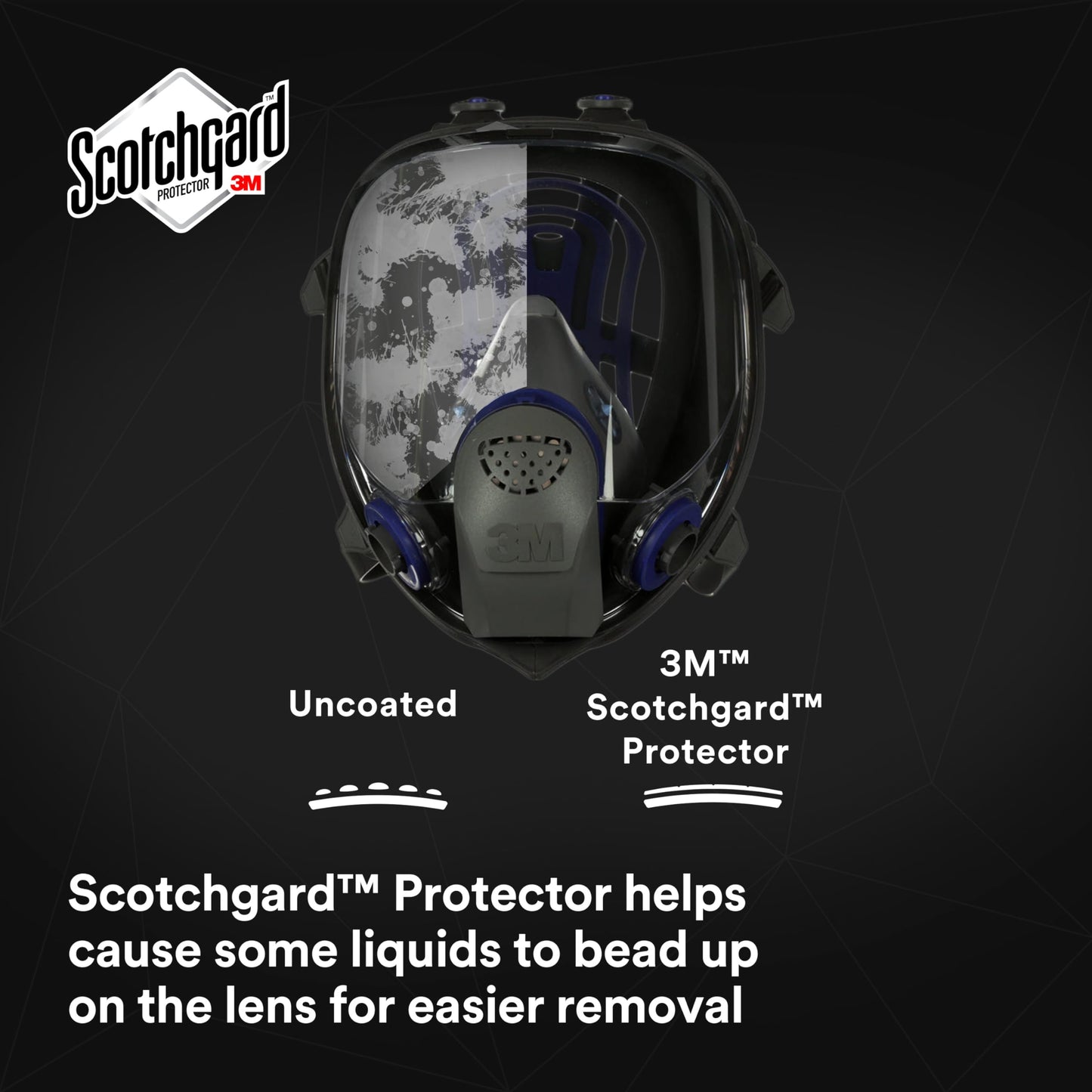 3M Ultimate FX Full Facepiece Reusable Respirator, FF-403, NIOSH, ANSI, Six-Strap Harness for a Secure Comfortable Fit, Cool Flow Valve, Passive Speaking Diaphragm, Large