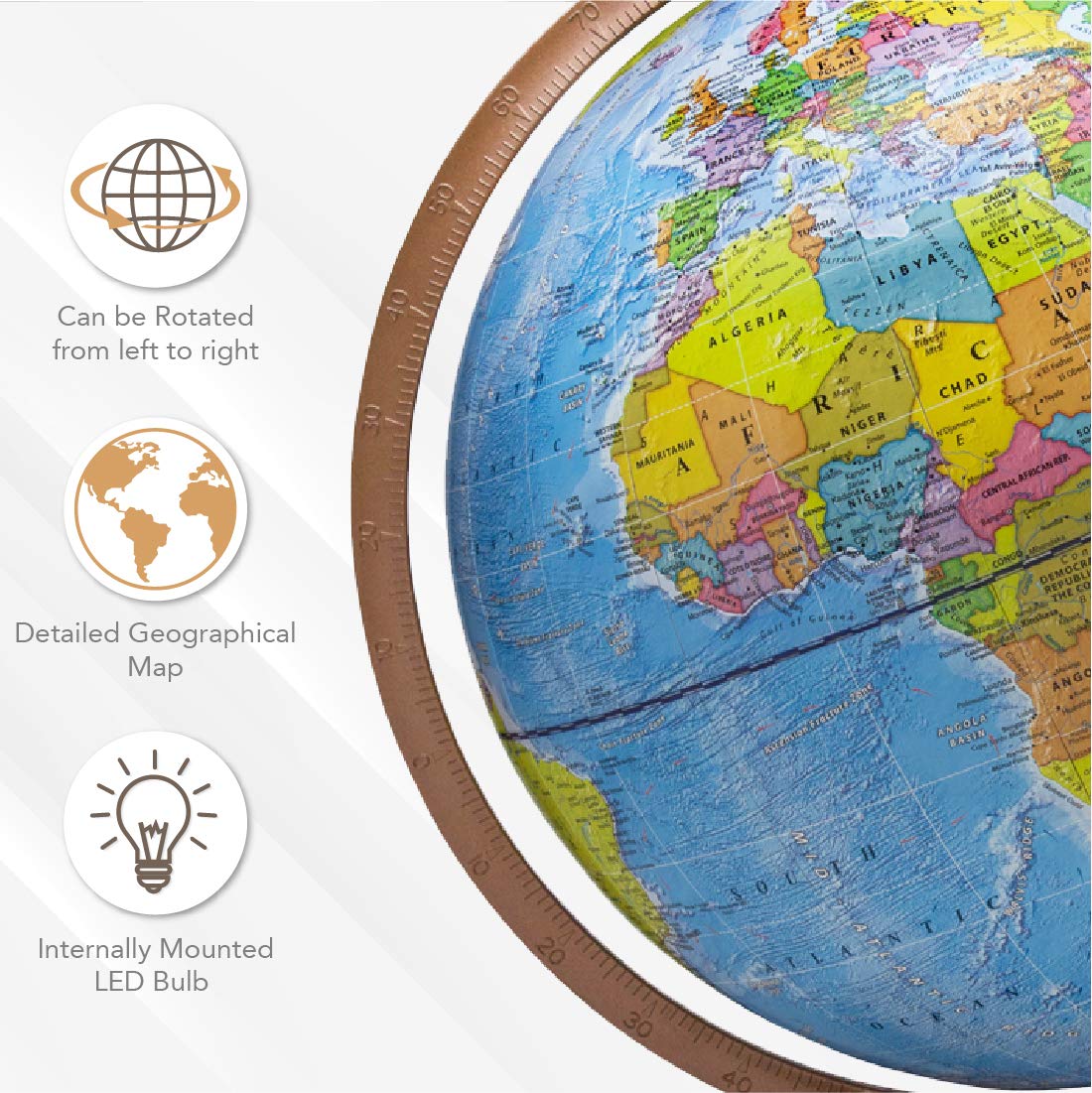 Waypoint Geographic Navigator Illuminated Globe
