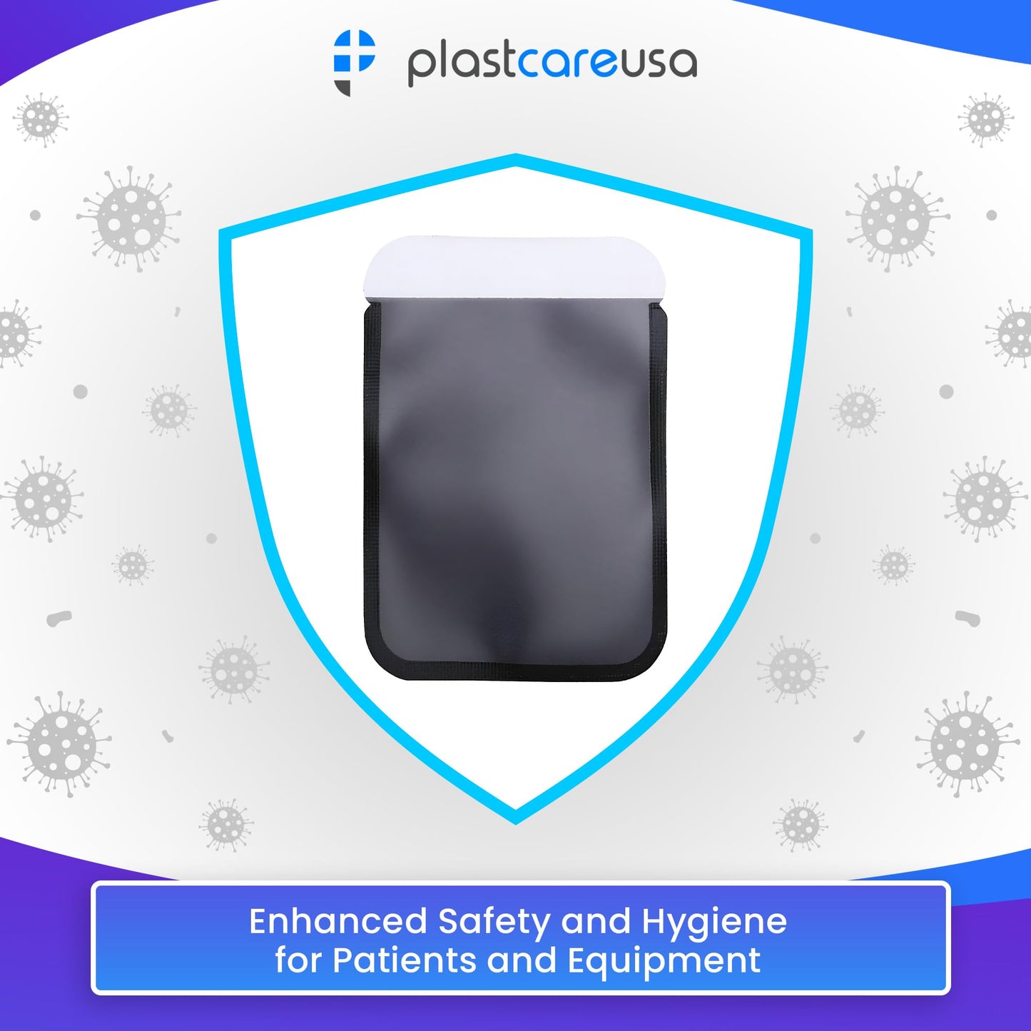 1000 Dental X-Ray Barrier Envelopes (Size 2) - Disposable Protective Sleeves for Digital Phosphor Plate Imaging Sensor - Dental Phosphor Plate Envelope (10 Boxes) by PlastCare USA