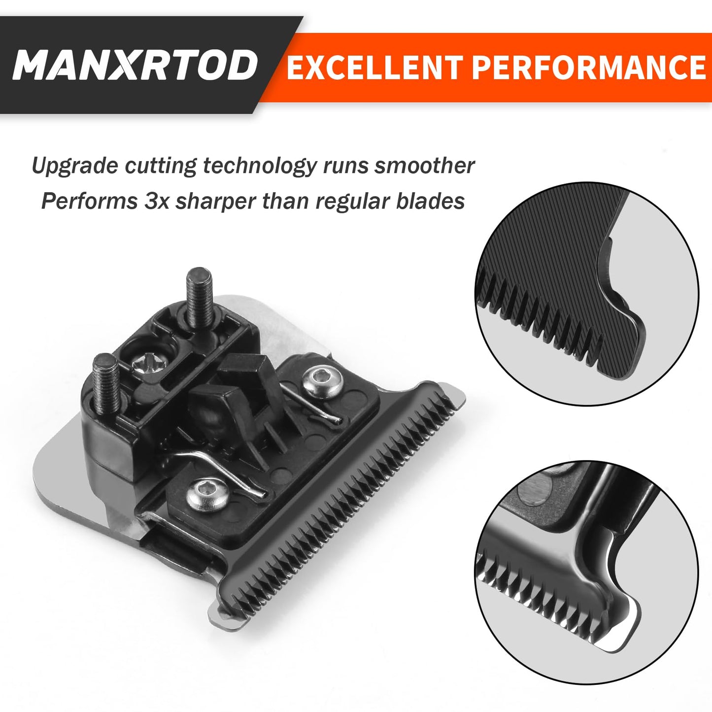 GRAPHITE 3.0 Replacement Blade for All FX787 & FX726 Trimmers, Ultra Precise FX707B Replacement Blades Compatible with BaByli*s* Trimmer Blades, Black