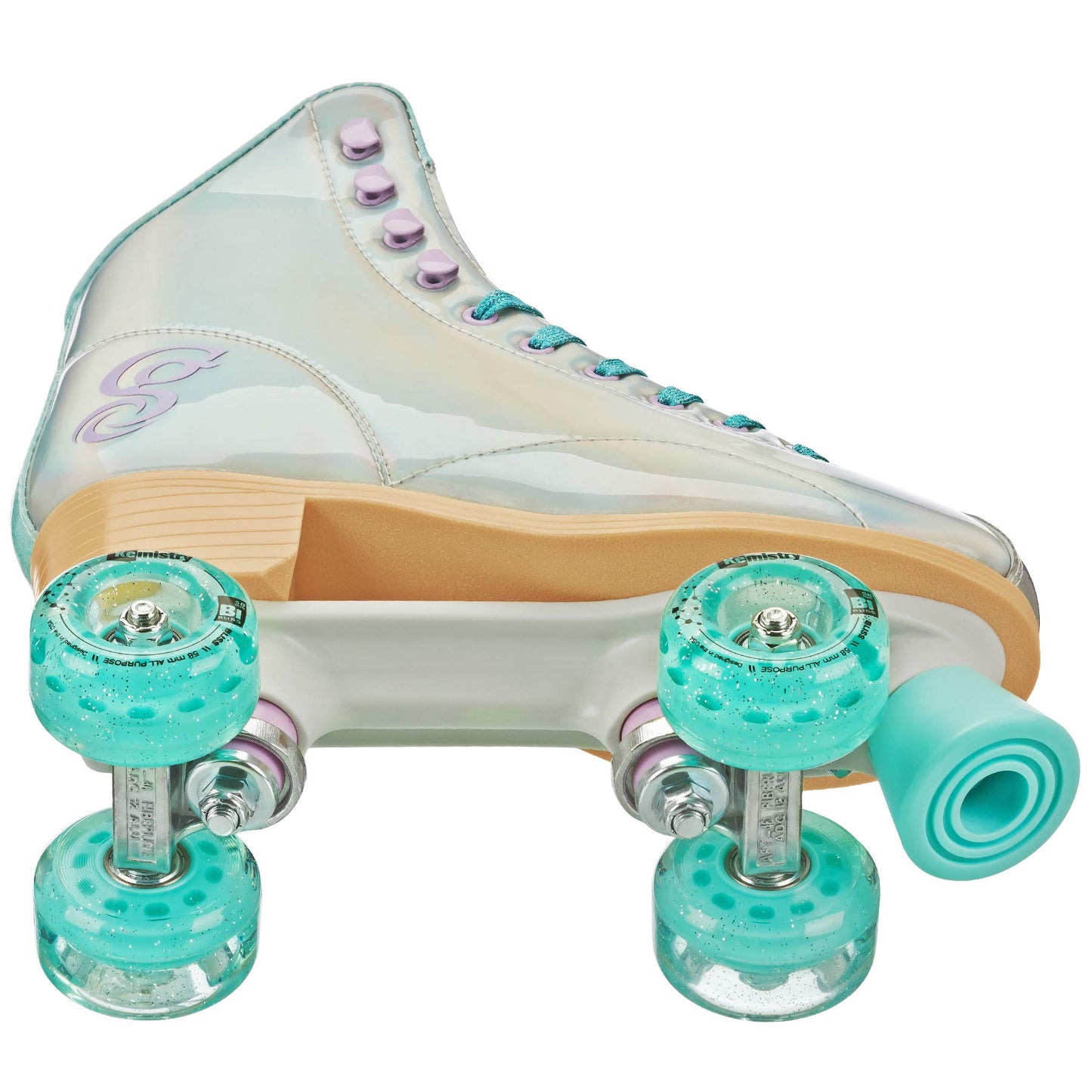 Roller Derby Candi GRL Sabina - Colorful Freestyle Roller Skates - Hologram/Blue HOOGRAM/Blue Size 09