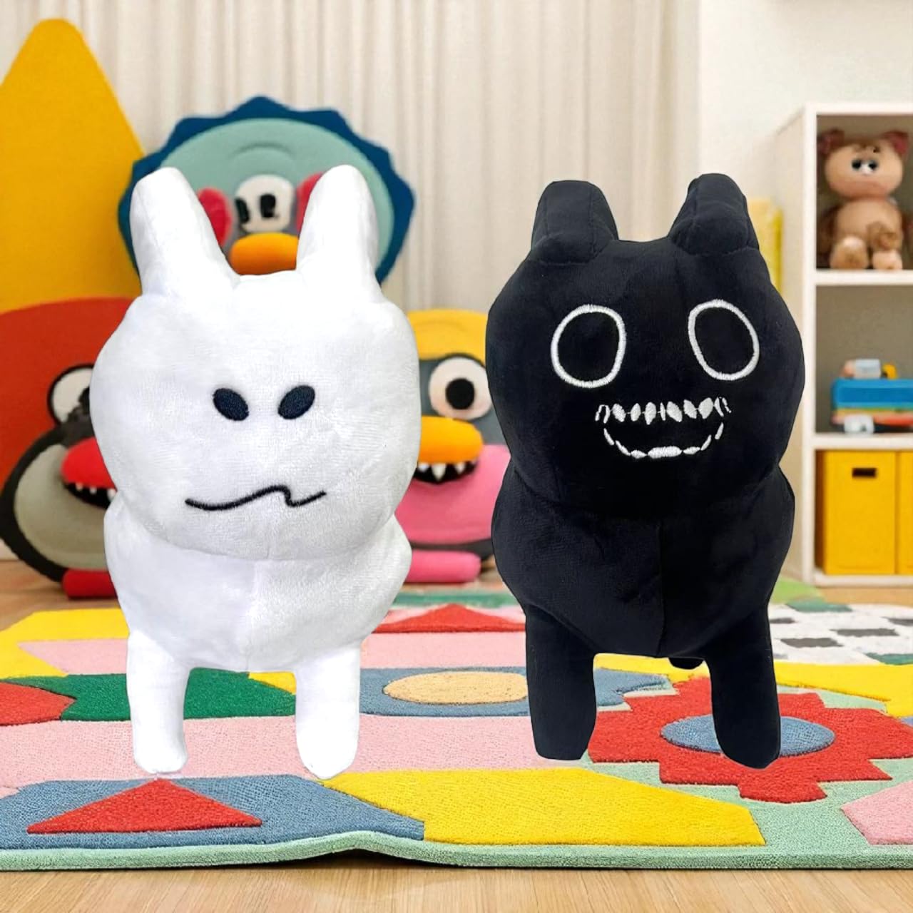 Set of 7 Soft Plush Toys by Lalaville - Perfect for Kids, Gifts, Cuddling, Travel, Play - Premium Quality Plush Character