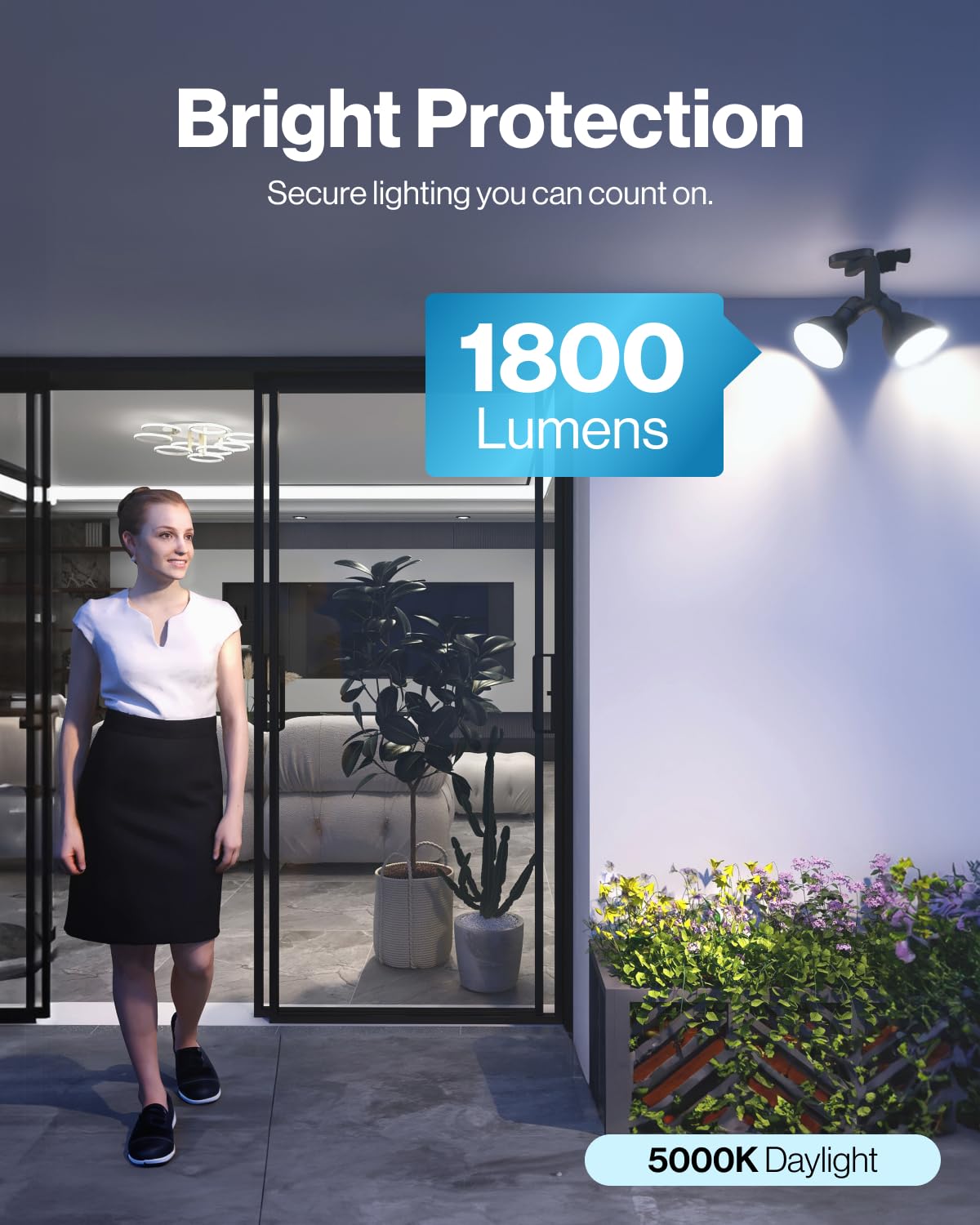 Sunco 12 Pack Outdoor Flood Light Bulbs, PAR38 LED Flood Lights Waterproof, 1800 LM, 15W (150W Equivalent), 5000K Daylight, Dimmable, E26 Base, Wet Rated UL