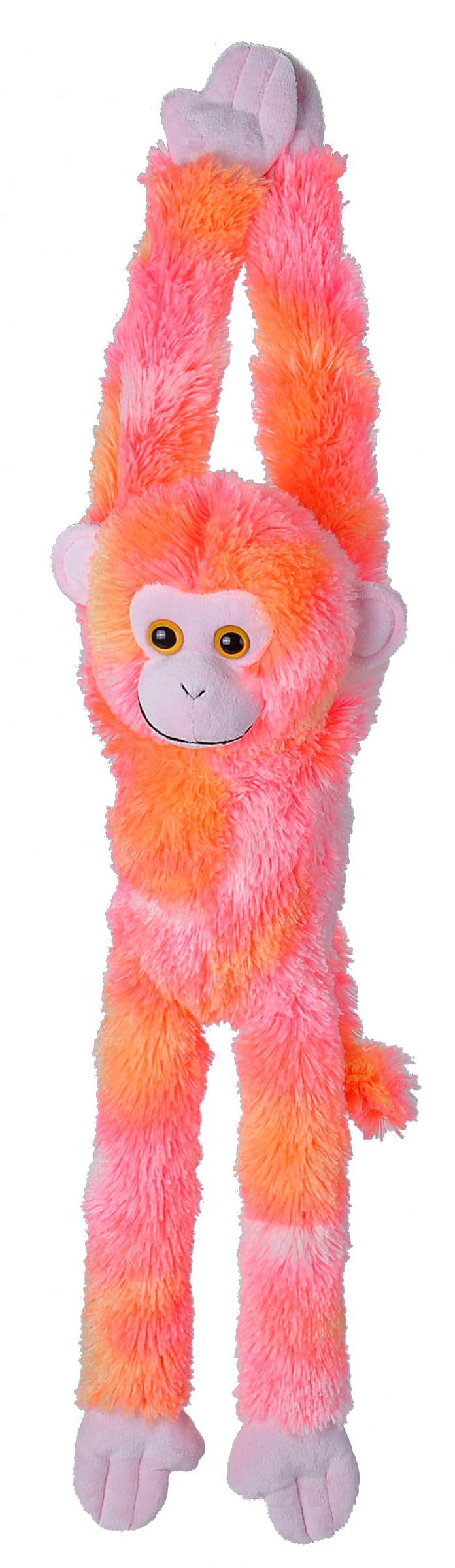Wild Republic, Hanging Monkey Plush, Stuffed Animal, Plush Toy, Gifts for Kids, Vibe Pink, 22"