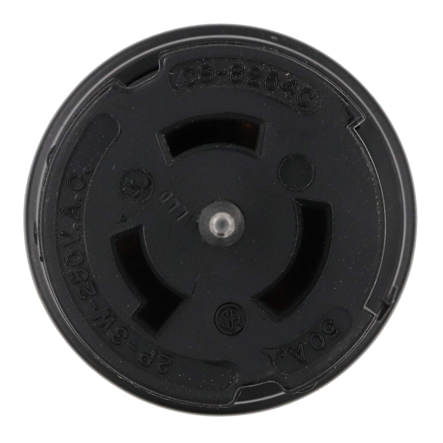 Hubbell CS6364C Locking Connector, 50 amp, 125/250V, 3 Pole and 4 Wire