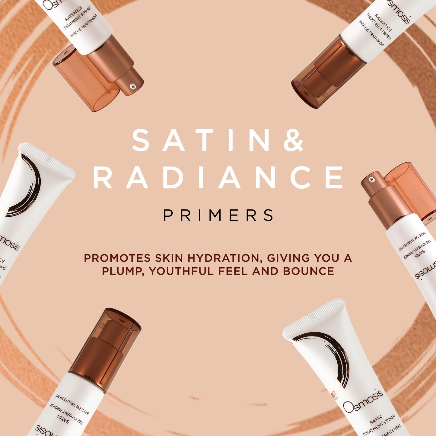 Osmosis Satin Treatment Face Semi-Matte Primer, Makeup Base, Easy to Blend Pore Filling Primer, Oily, Dry & Combination Skin, 1 Fl Oz