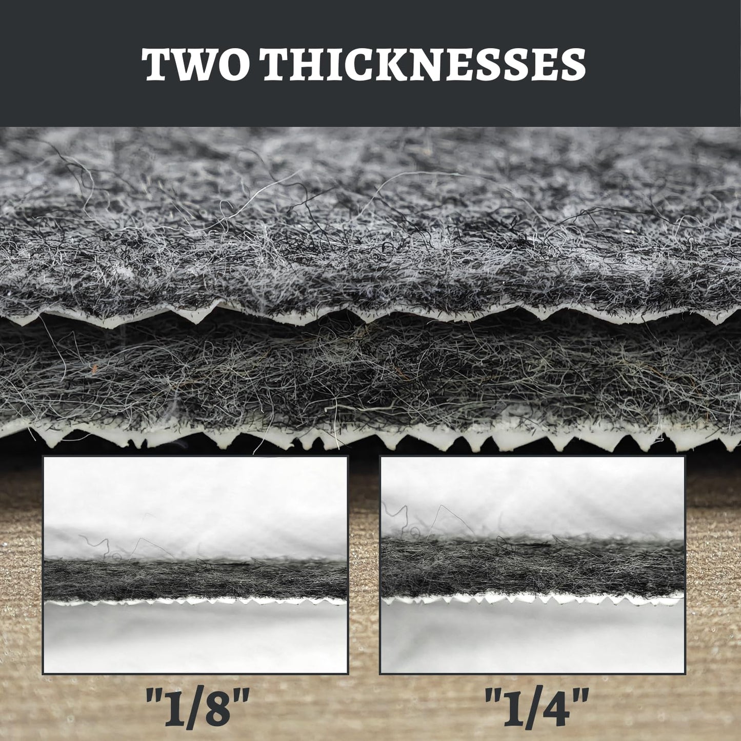 100% Waterproof Rug pad, 8x10 ft Area Rug Non-Slip Rug Pads, Carpet Pads for All Floors and finishes, Felt pad for Hardwood Floors, Keep Carpets in Place Soft and Secure
